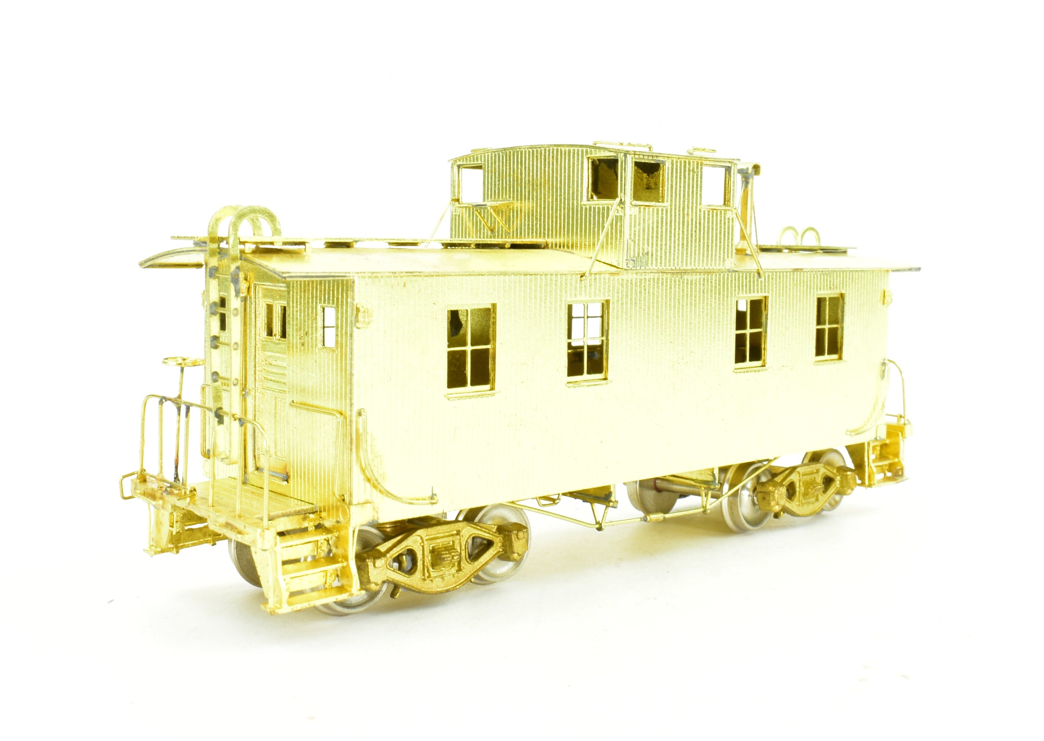 HO Scale Brass Alco NYC - New York Central 28' Wide Cupola Wood Caboose Model