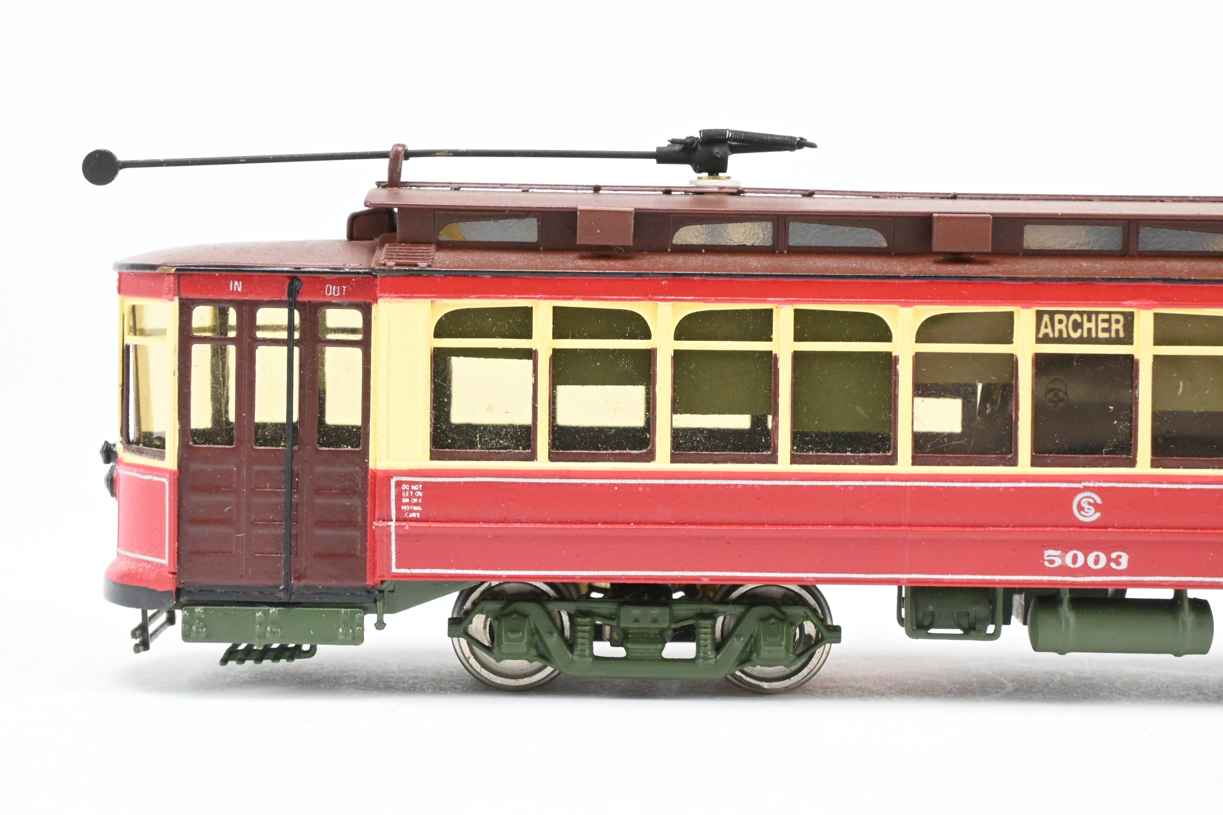 HO Scale Brass Fairfield 343 CSL Chicago Surface Lines Custom Painted Pullman Car No. 5003
