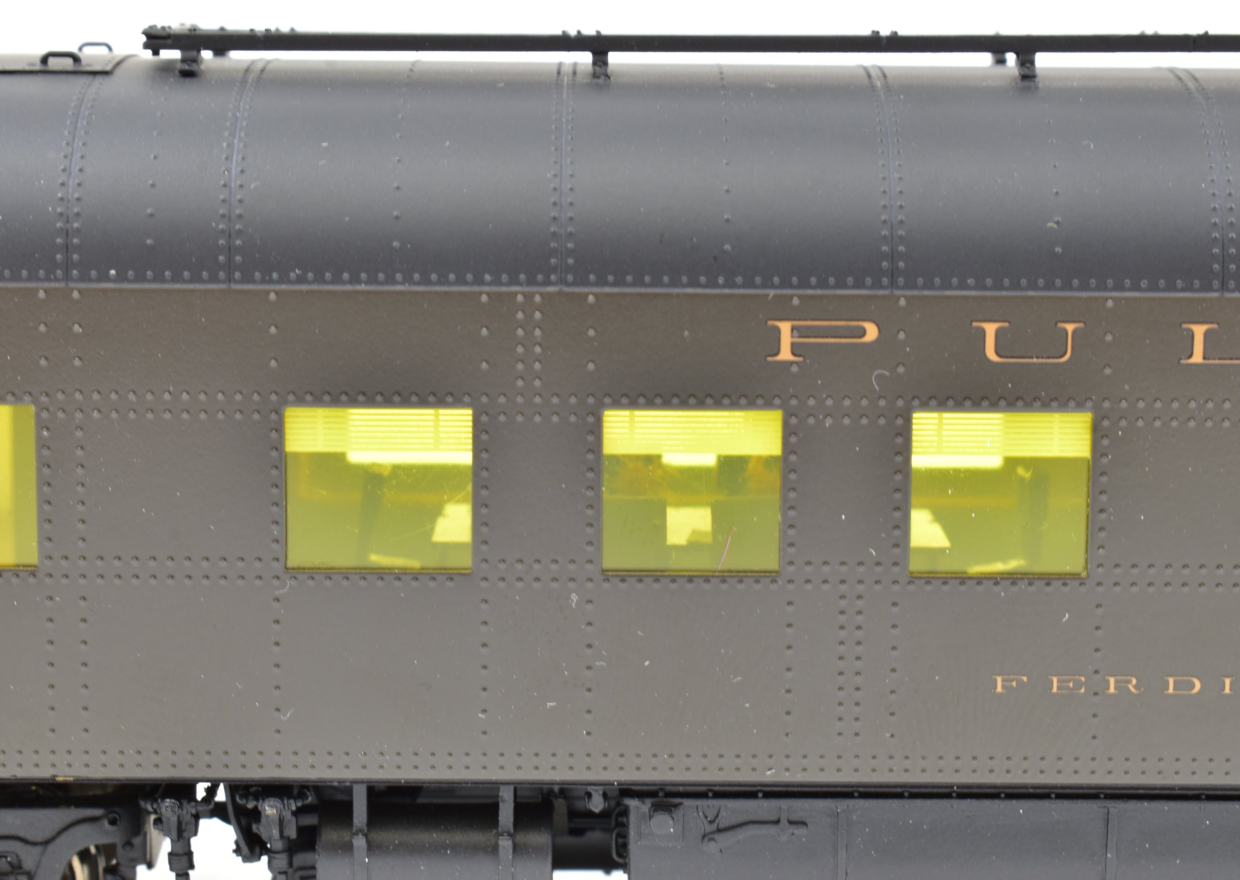 HO Scale Brass Model Pullman USN - 1 Ferdinand Magellan Presidential Car from Overland Models, Inc. Featuring Added Details for Reagan - Era Representation