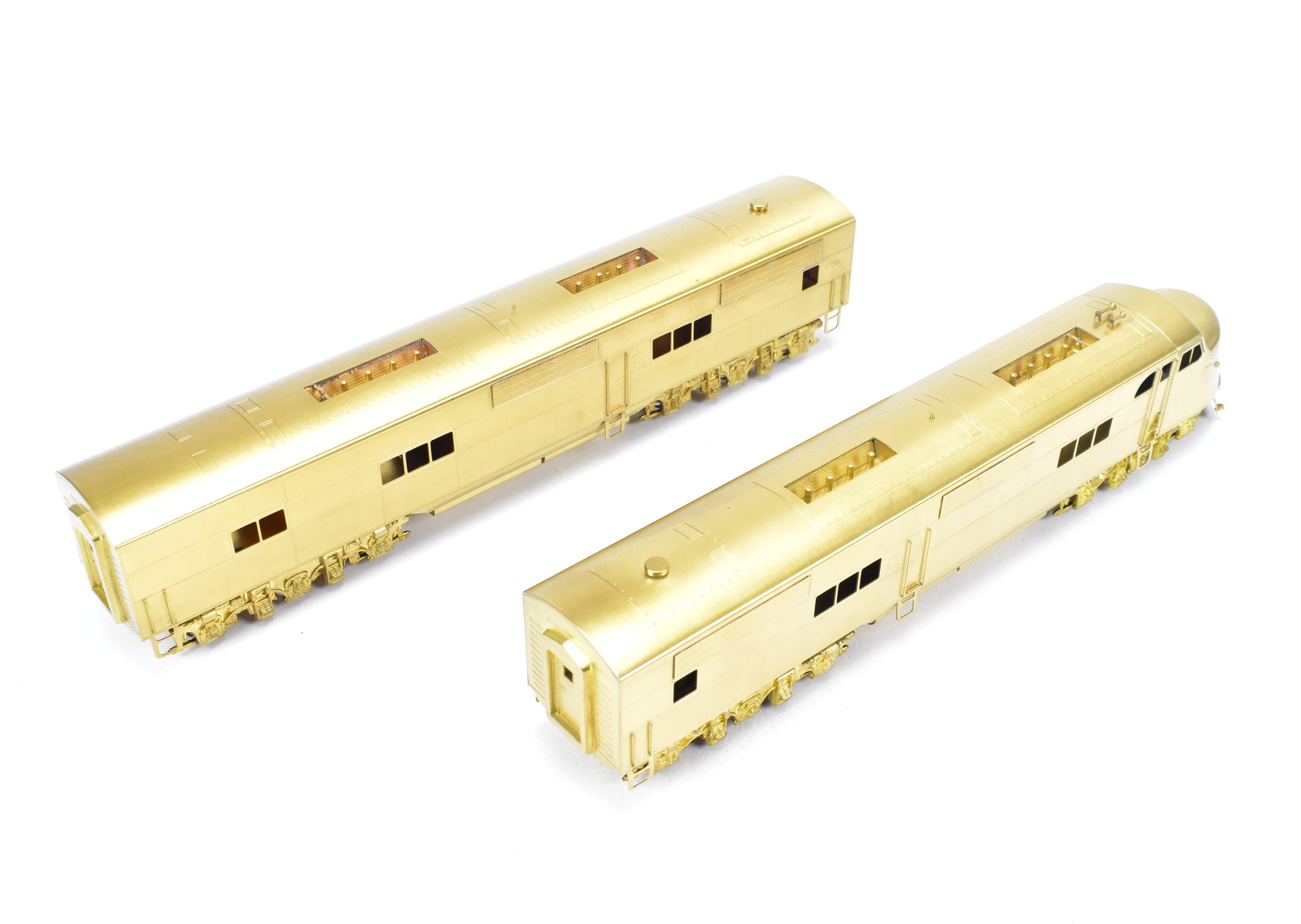 HO Scale Brass Hallmark Models Collection of Various Roads EMD E1 A/B Set with Powered A Unit and Unpowered B Unit