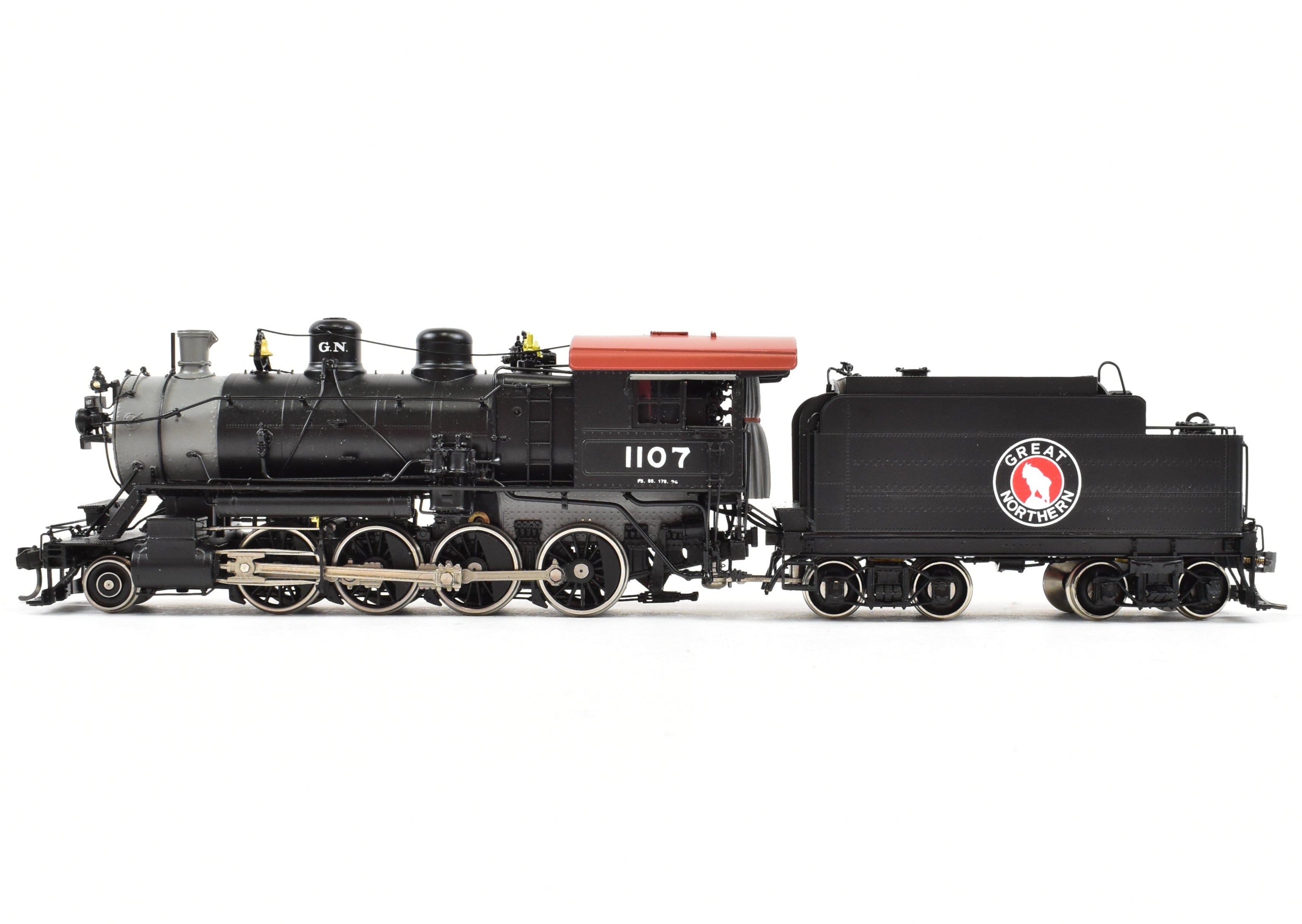 HO Scale Brass Steam Locomotive CON W&R Enterprises Great Northern F-5 2-8-0 FP No. 1107 Model