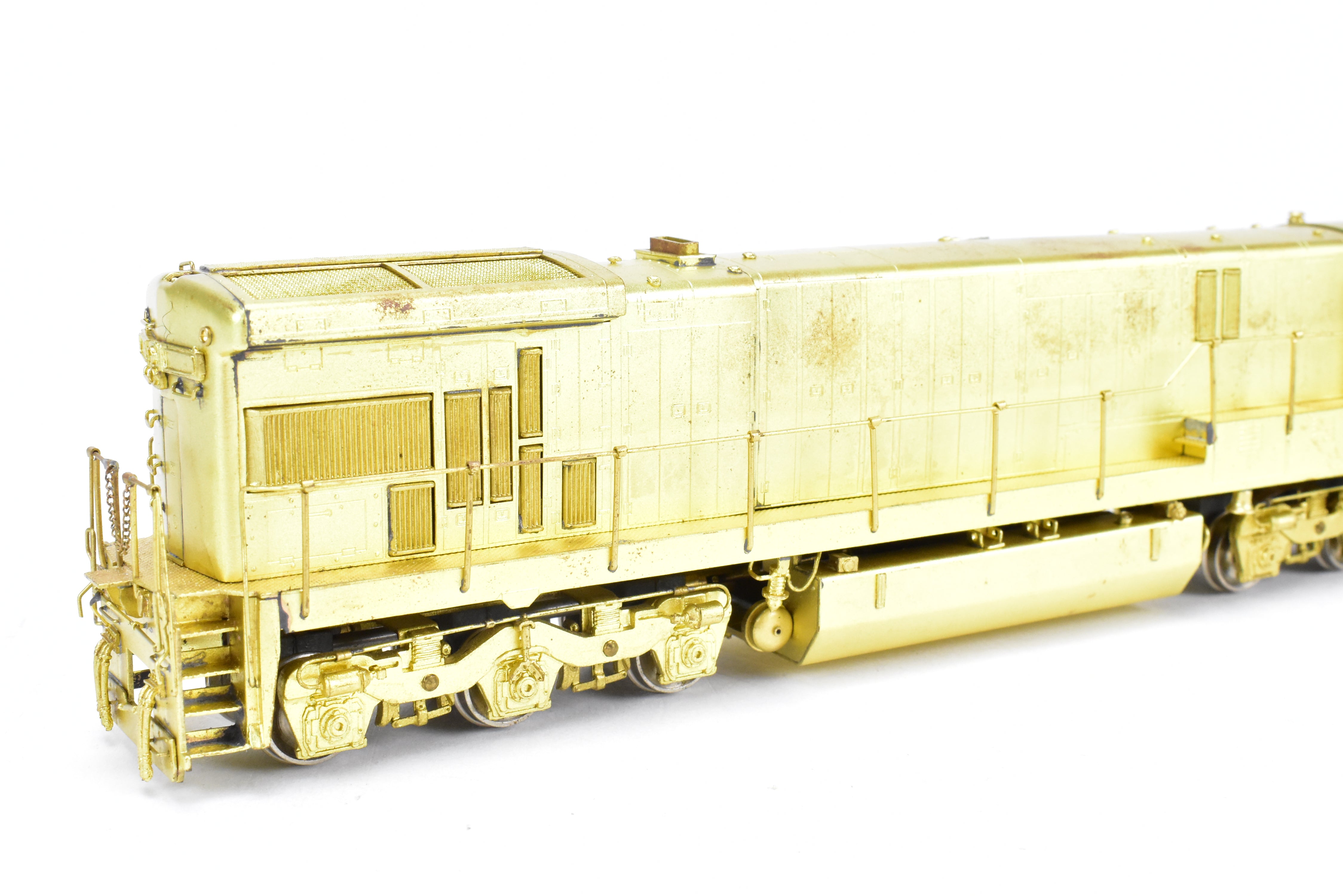 HO Scale Brass Model Train Locomotive - Overland Models Inc. GE C30 - 7 Four Window Cab for Various Roads