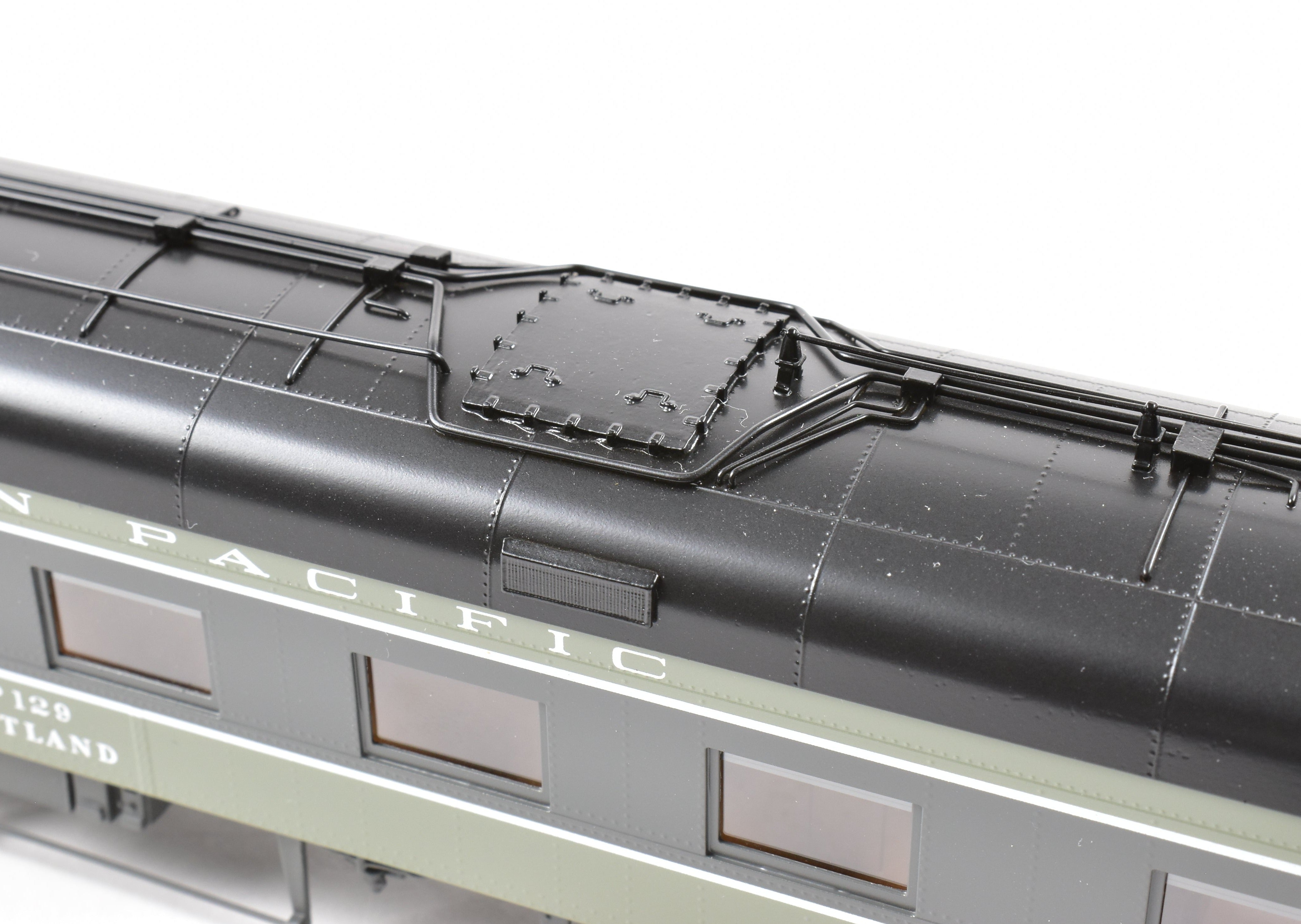 HO Scale New Brass Business Car: Southern Pacific #129 Two-Tone Grey