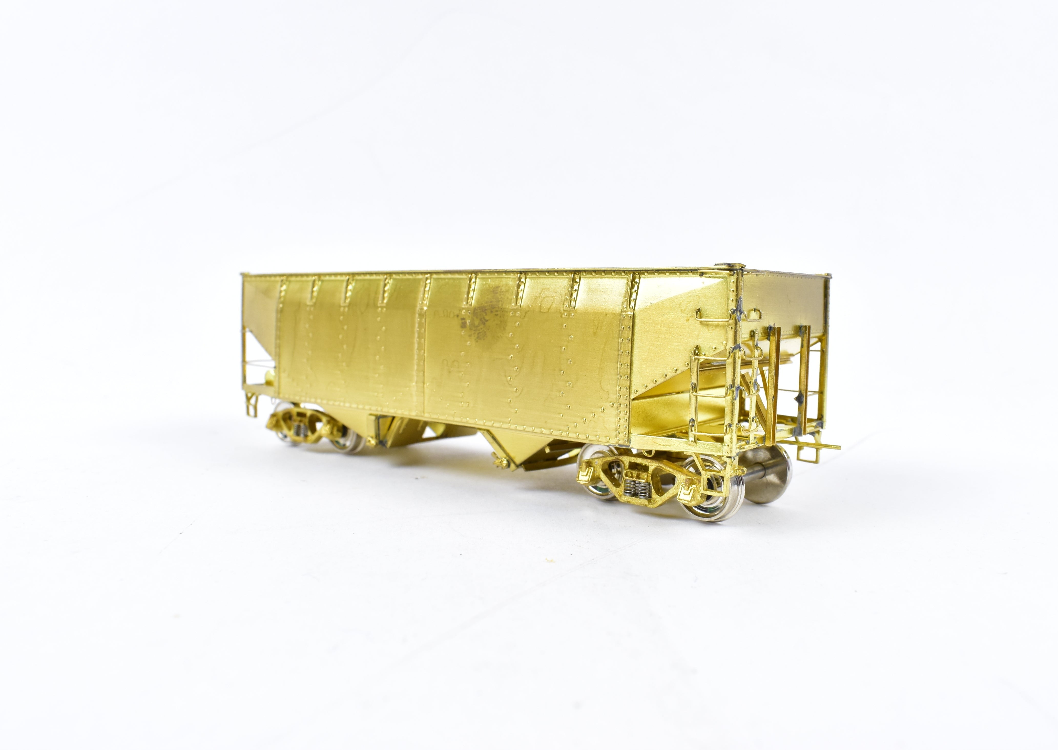 HO Scale Brass Freight Car - Overland Models, Inc. Chesapeake & Ohio (C&O) H-6 2 Bay Hopper Model