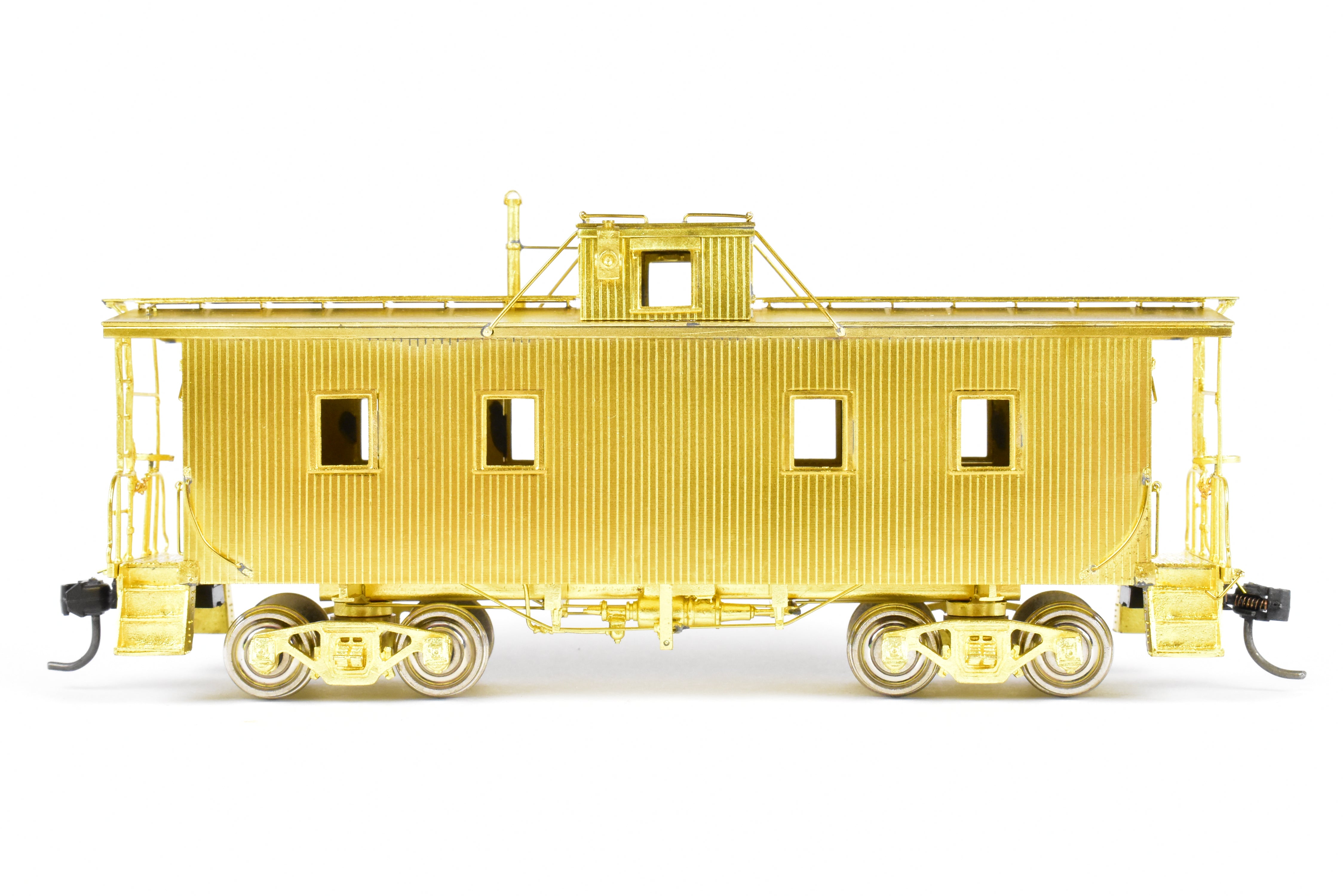 1990 HO Brass NKP Nickel Plate Road Wood Caboose by OMI Overland Models