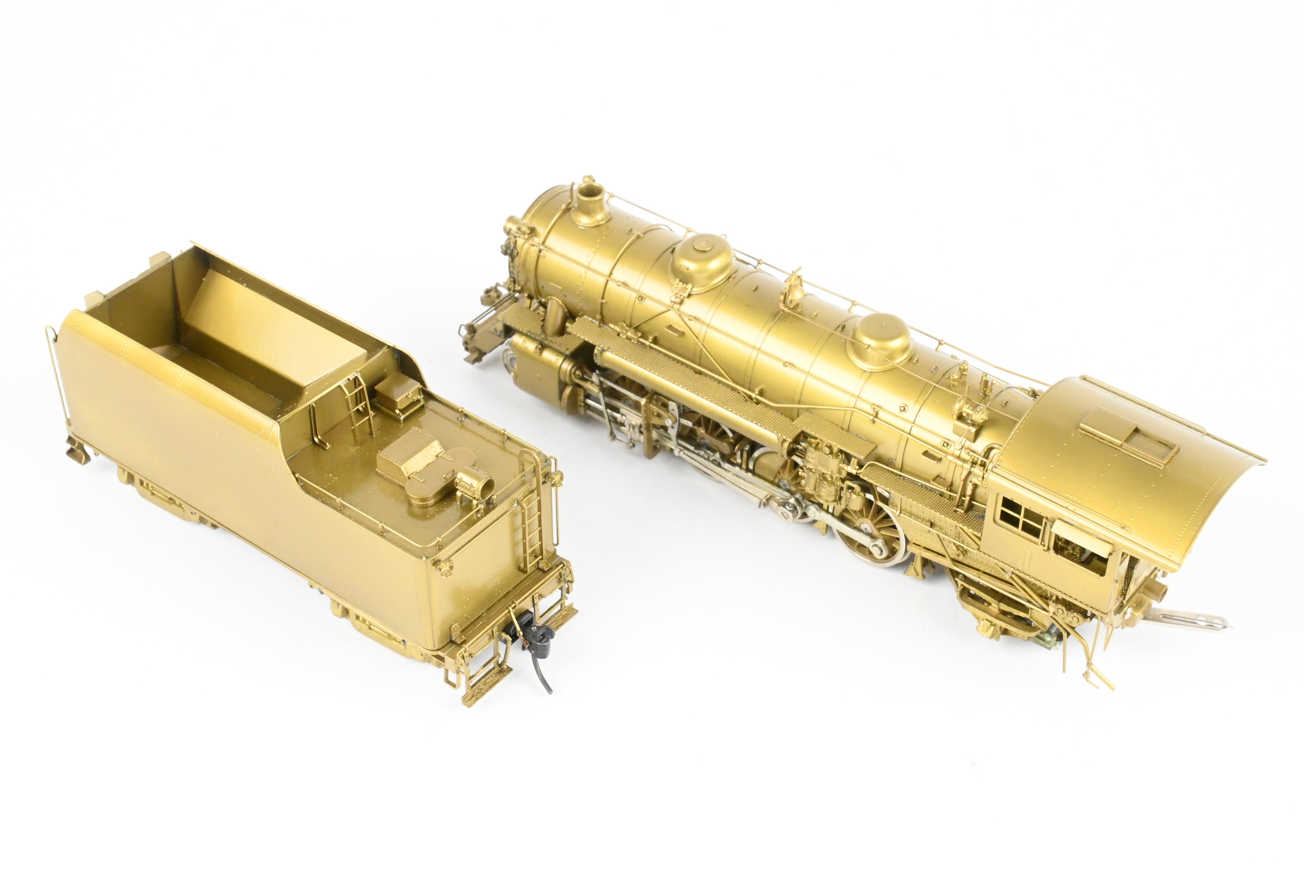 High - Quality HO Scale Brass Key Imported Steam Locomotive from NYC - New York Central #1594 H - 5s Class 2 - 8 - 2 Mikado Model