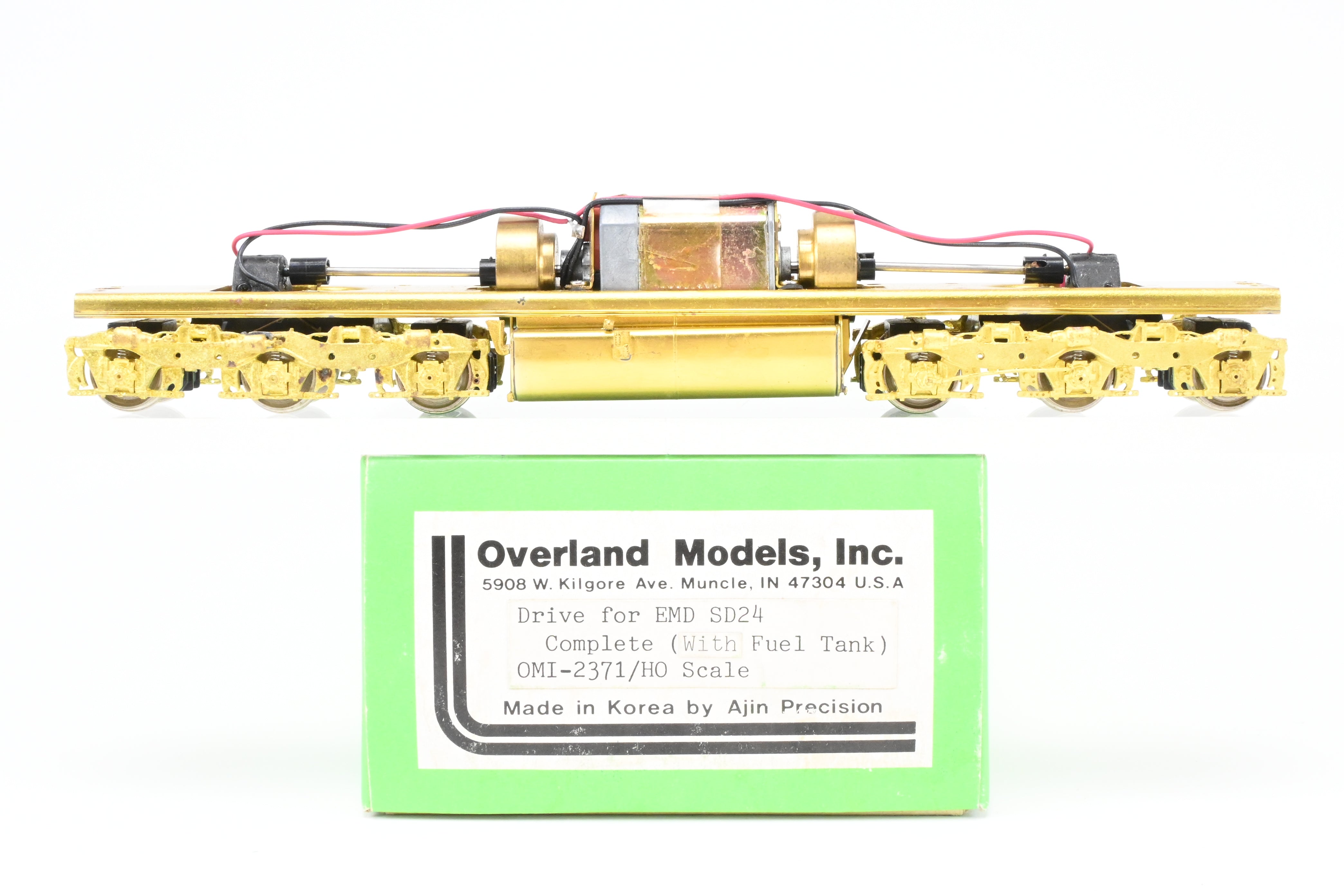 HO Scale Brass OMI - Overland Models Inc. Drive Systems for Athearn EMD SW1000 or SW1500 Locomotives with AAR Side Frames for Model Train Enthusiasts