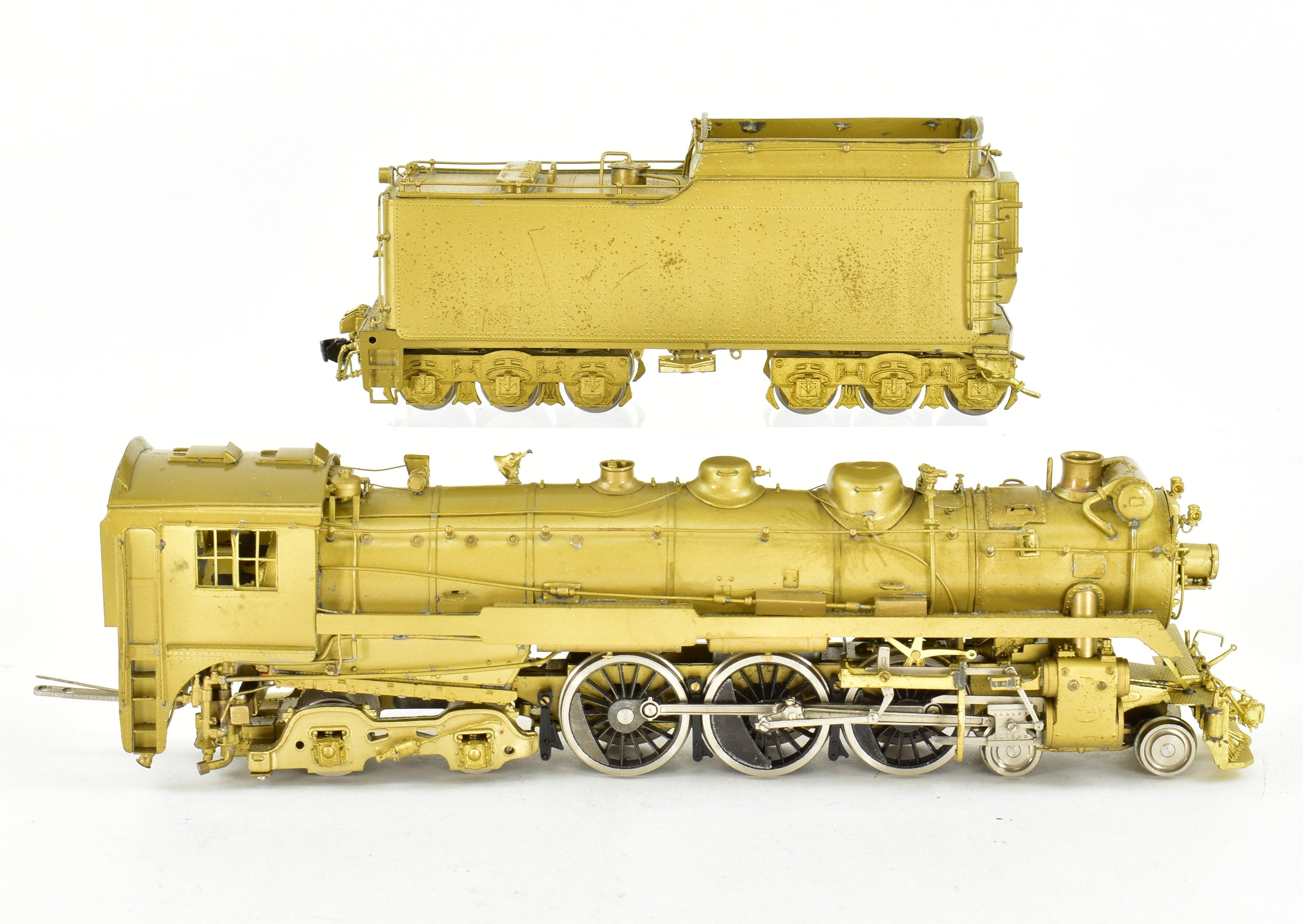 HO Scale Brass Model Train - Van Hobbies CPR Canadian Pacific Railway H - 1 - a.b. 4 - 6 - 4 Hudson Locomotive Replica