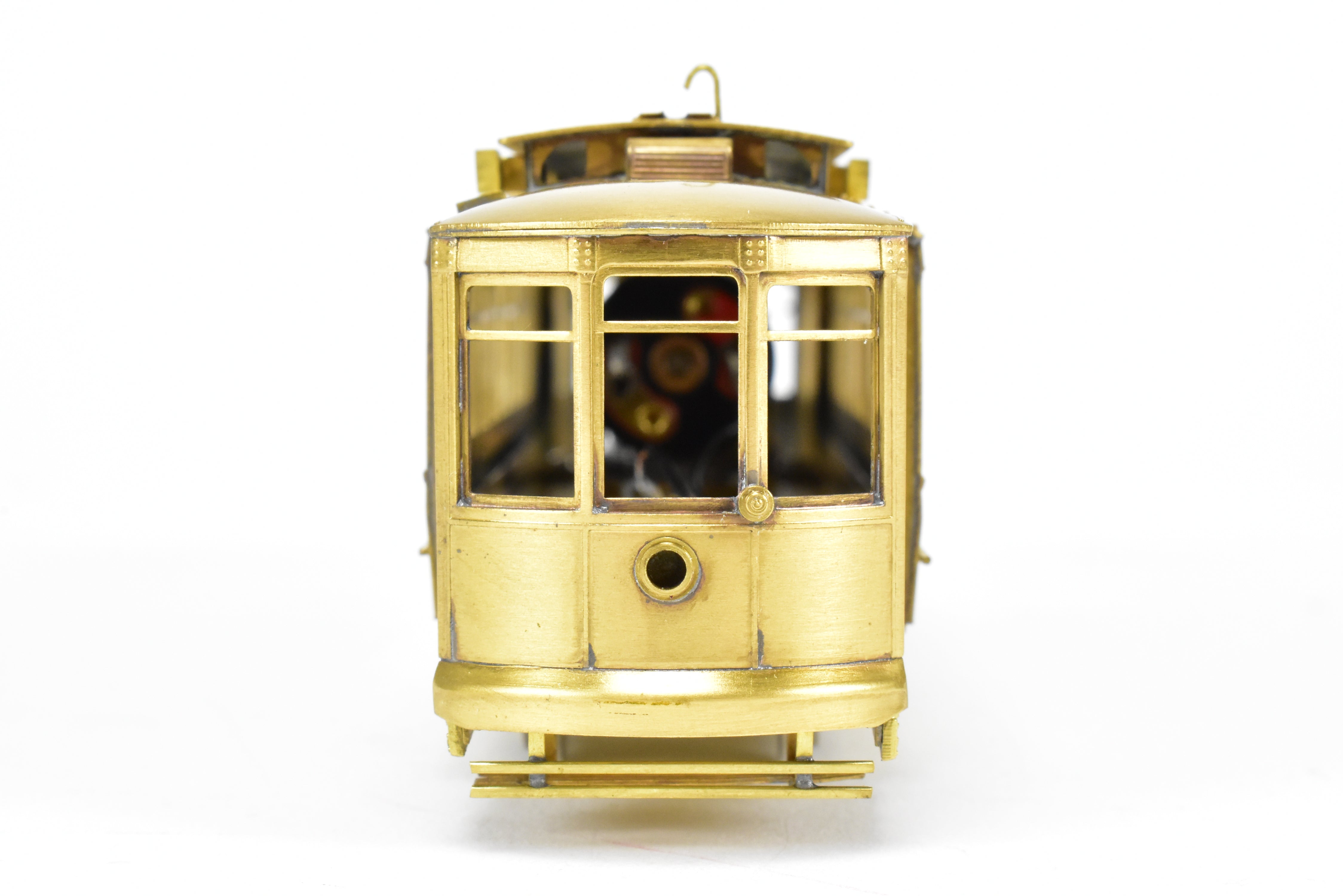 High - Quality HO Scale Brass Chicago Surface Lines Short Brill Car Model 347 CSL by Fairfield Traction Models