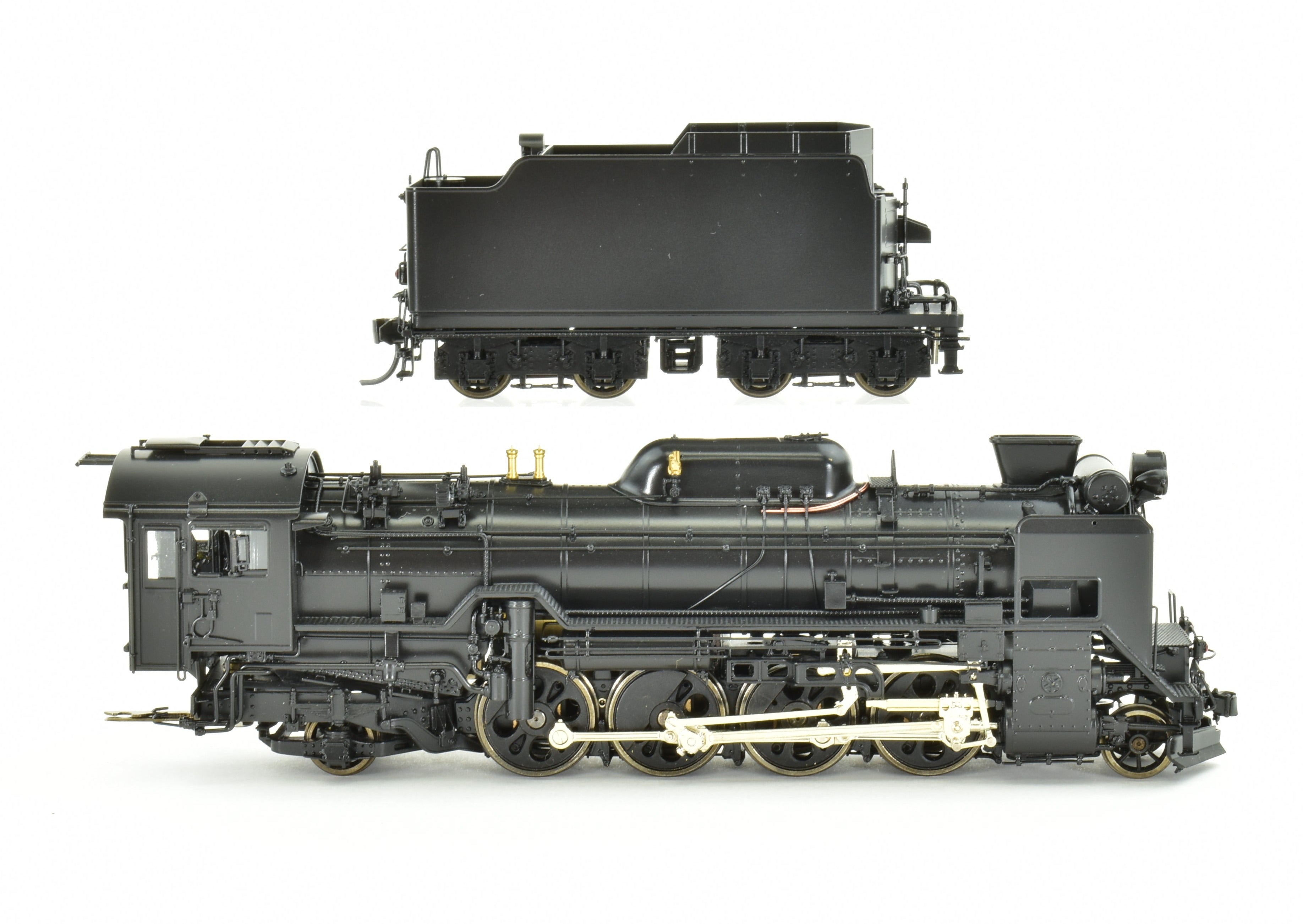 1999 J Scale Brass Tenshodo Japanese National Railways D51 2-8-2 Tapered Stack Model