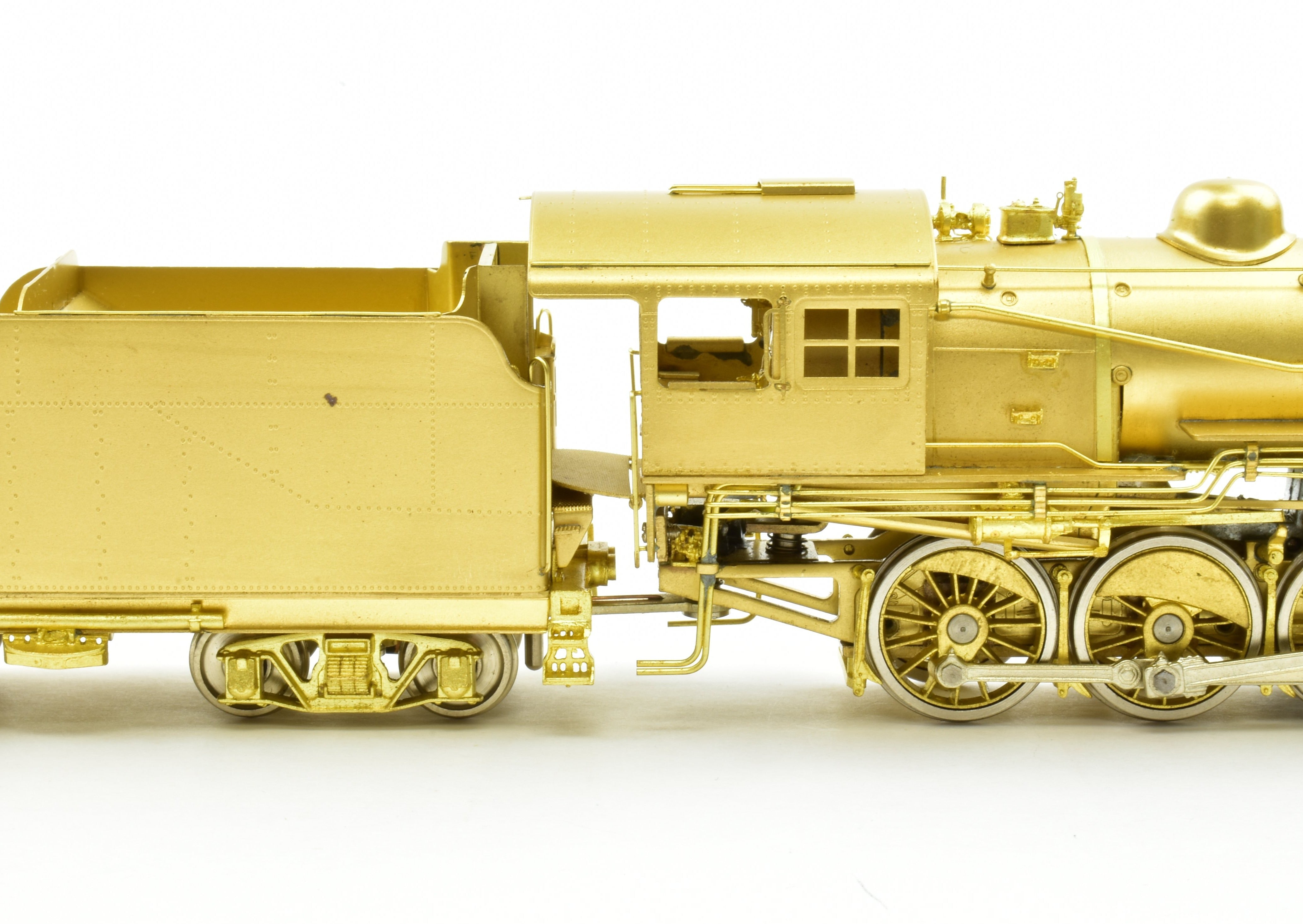 HO Scale Brass Model Key Imports Rutland Railroad G - 34 2 - 8 - 0 Consolidation Steam Locomotive with Stoker Engine