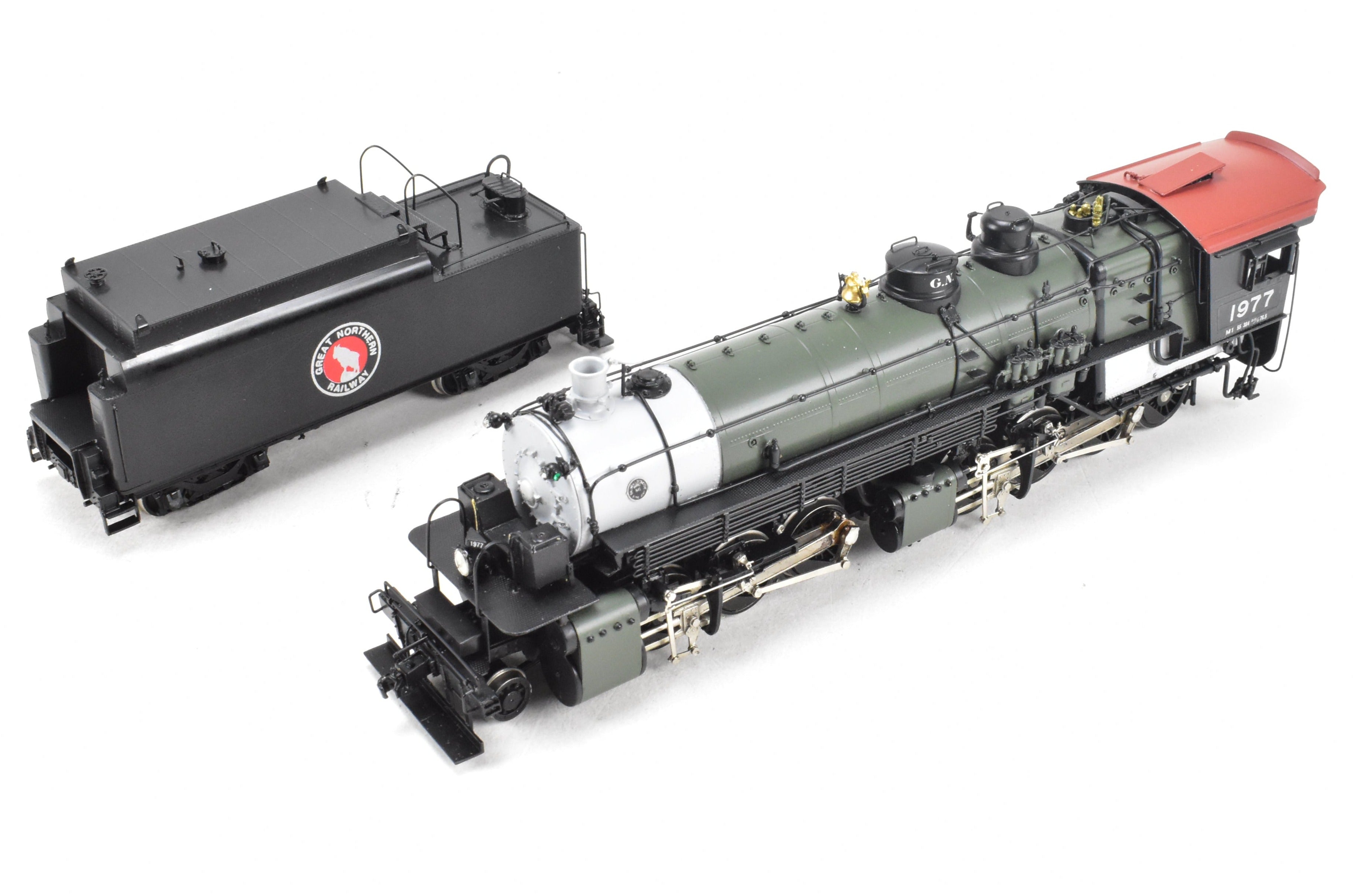 HO Scale Brass Challenger Imports Great Northern 2-6-8-0 Class M-2 FP No. 1977 Model