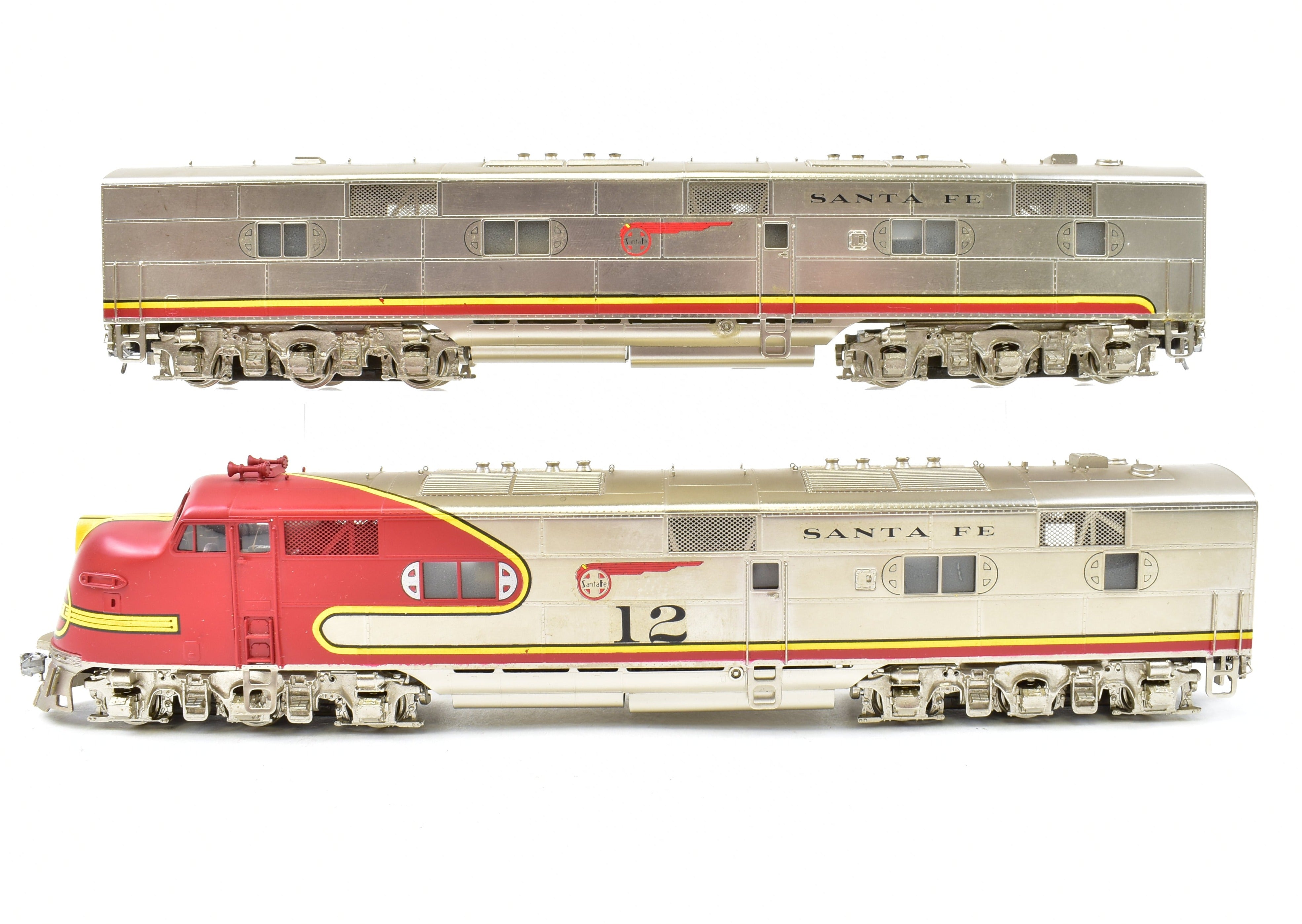 HO Scale Brass ATSF - Santa Fe EMD E6 A/B 2000 HP Factory-Painted Model