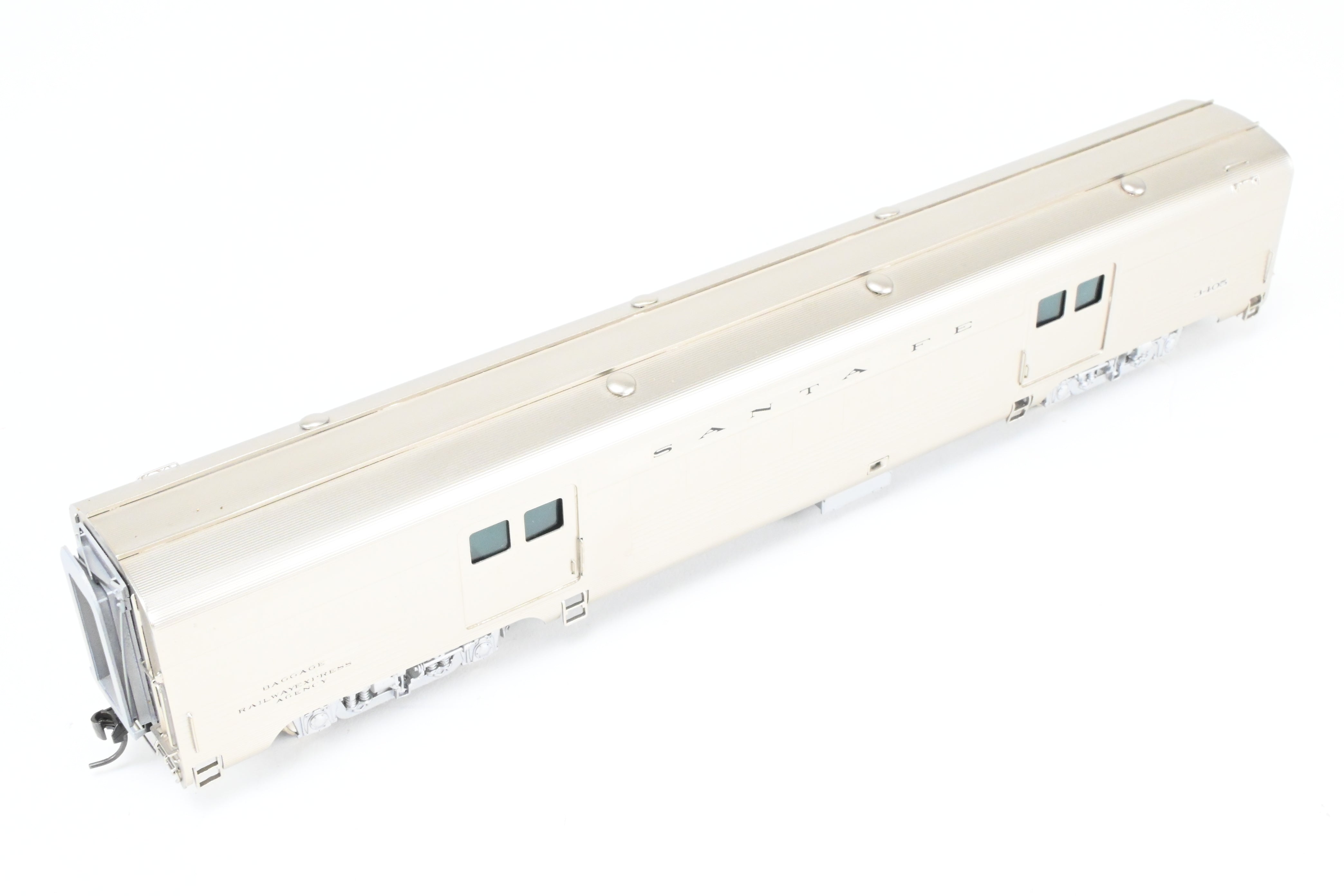 HO Scale Brass W&R Enterprises ATSF - Santa Fe Baggage - Mail Car Models Ranging from No's 3404 to 3408, Specifically Finished as No. 3405