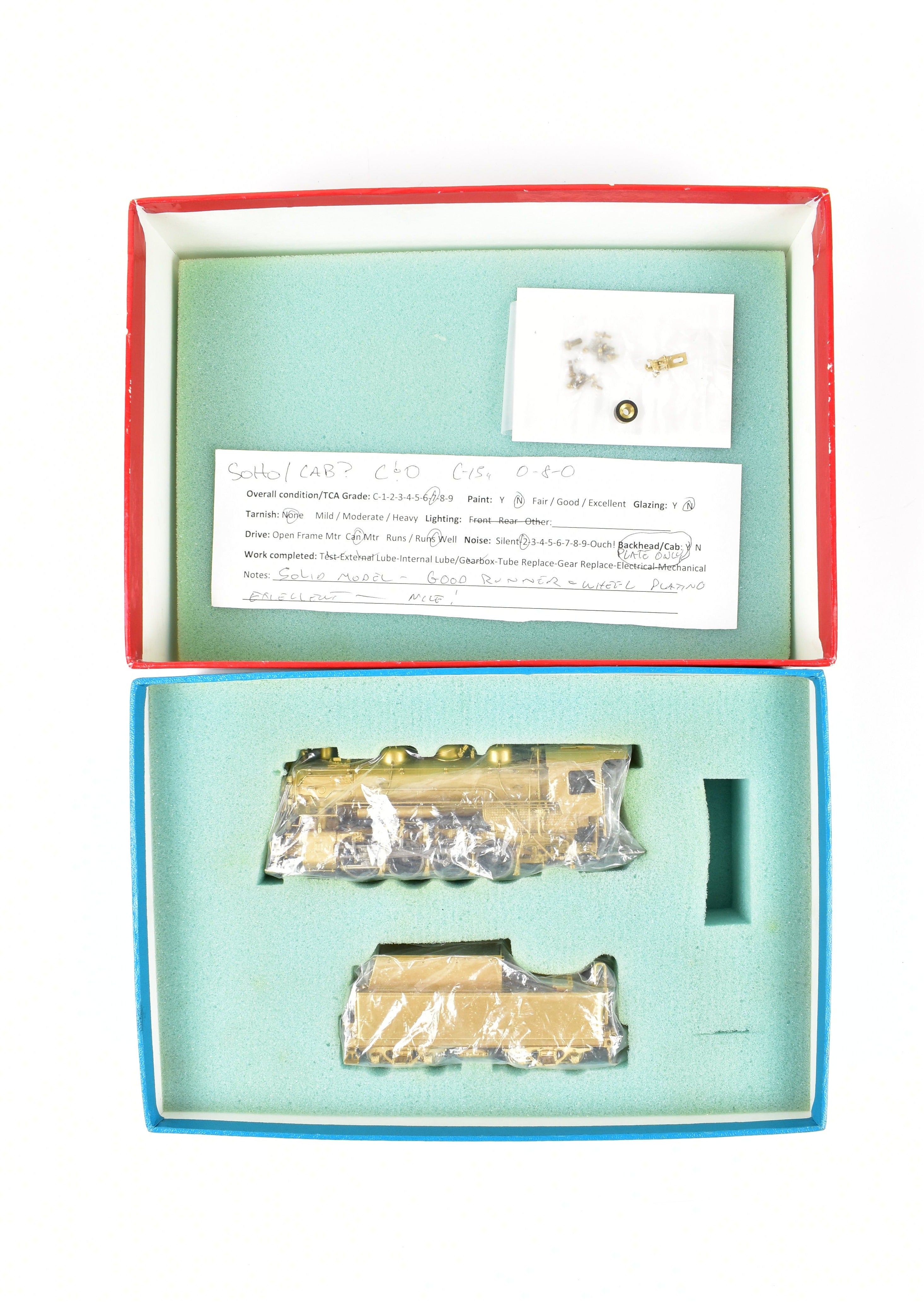 HO Scale Brass Steam Locomotive - S. Soho & Co. Chesapeake & Ohio #110 C-15a 0-8-0 Switcher Model