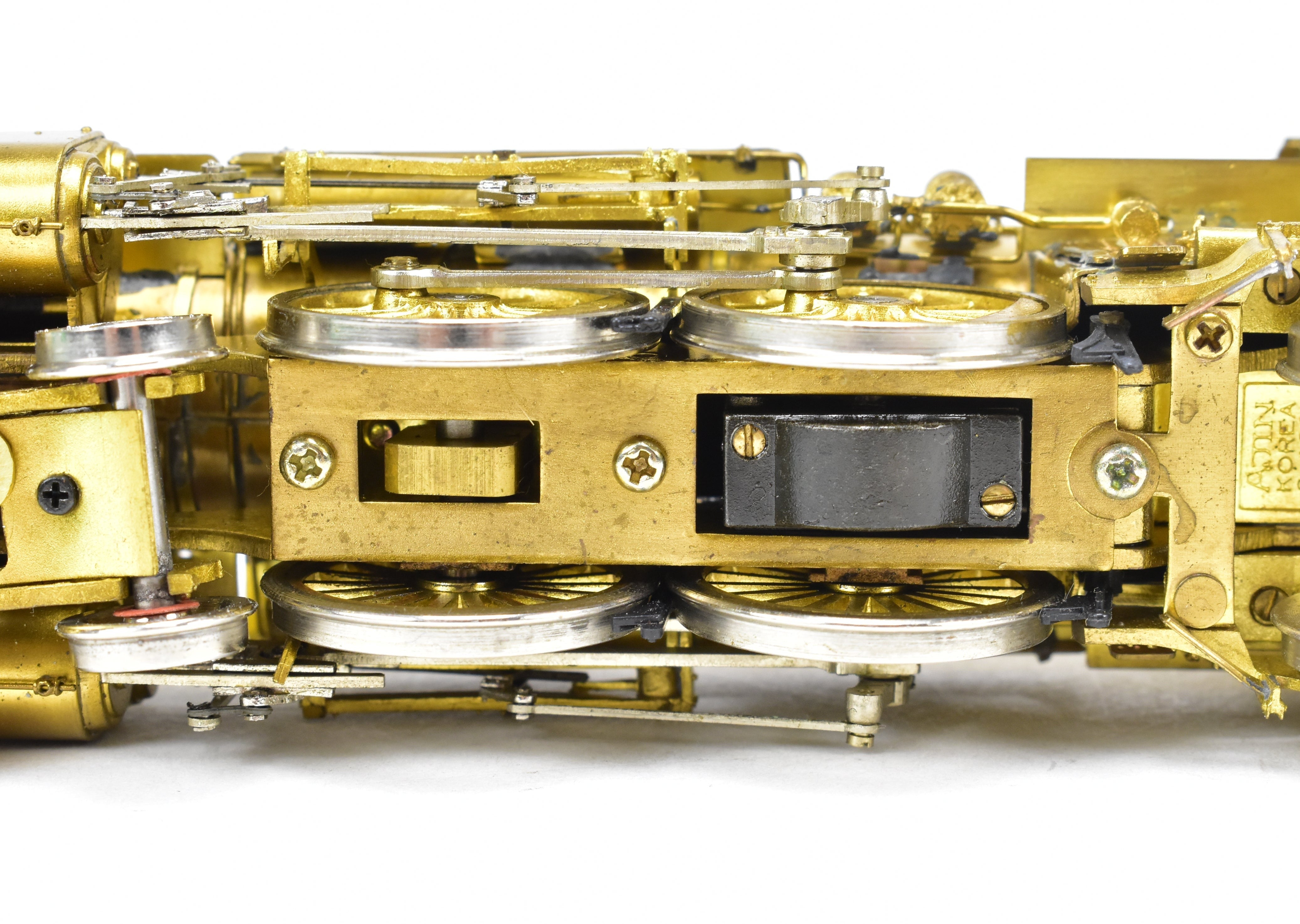 HO Scale Brass Model Train - Overland Models Chicago & North Western D 4-4-2 Atlantic Steam Locomotive