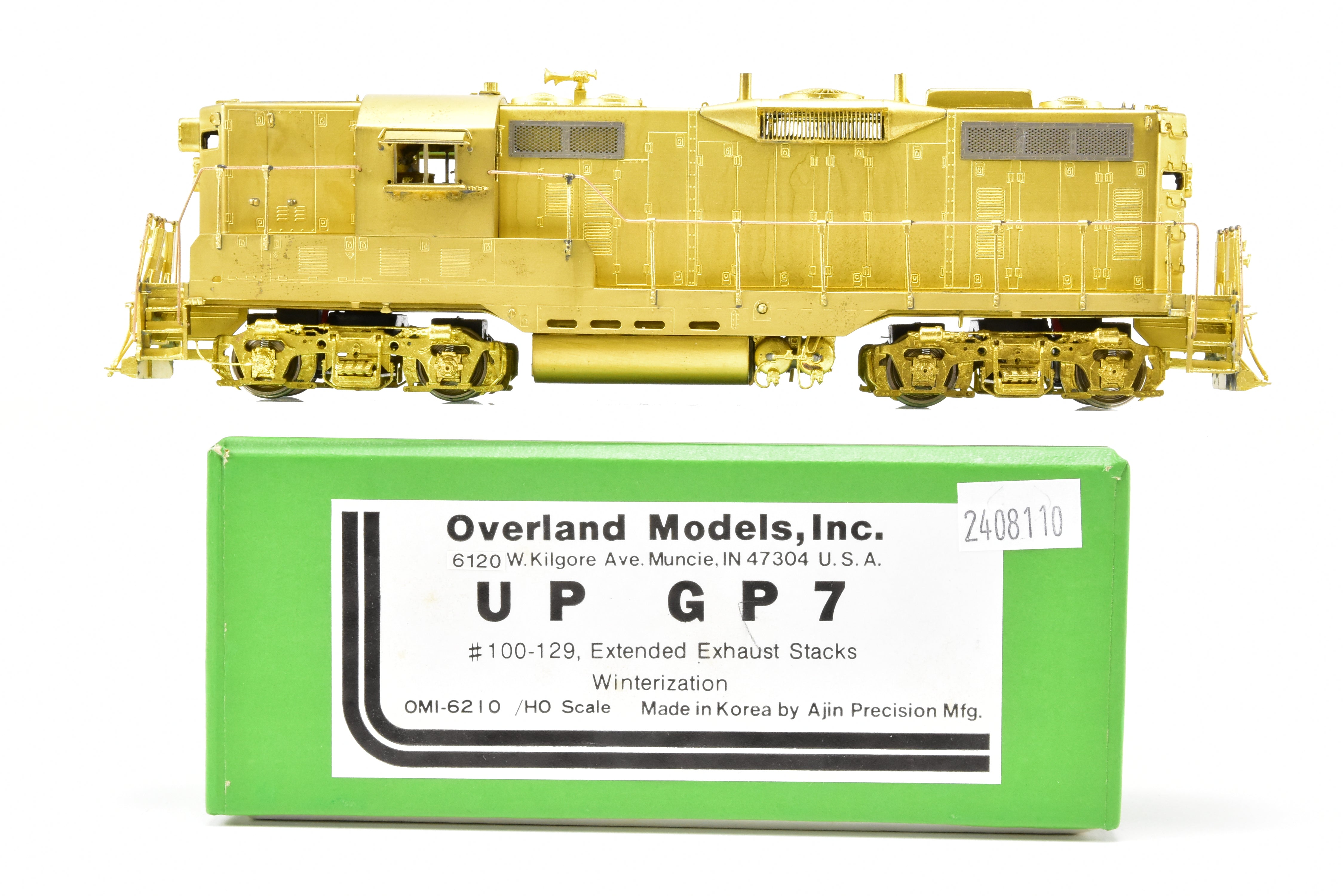 HO Brass OMI UP Union Pacific EMD GP7 #100 - 129 with Extended Exhaust & Winterization Hatch