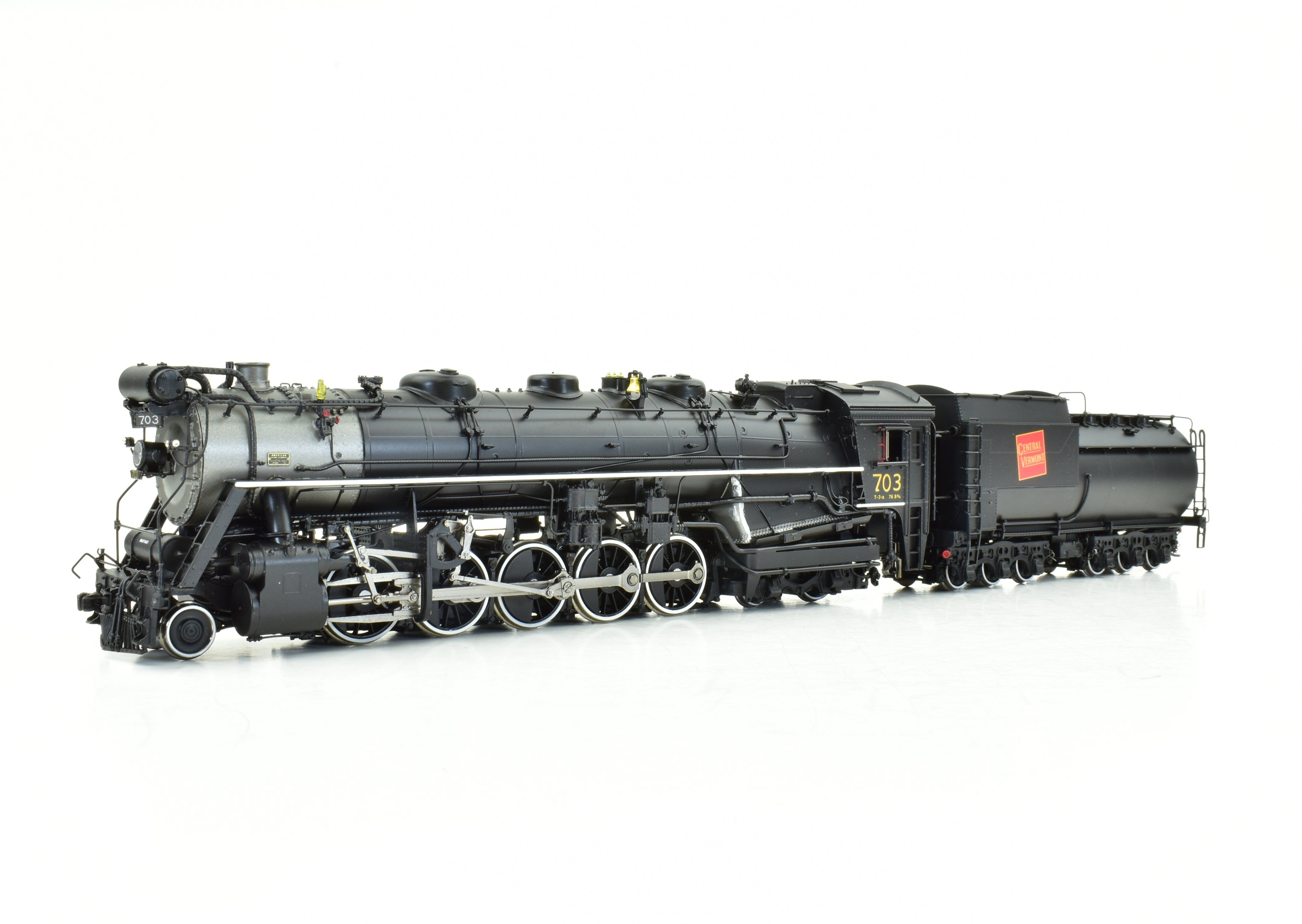 HO Scale Brass Division Point CV Central Vermont T3a 2-10-4 FP #703 Model