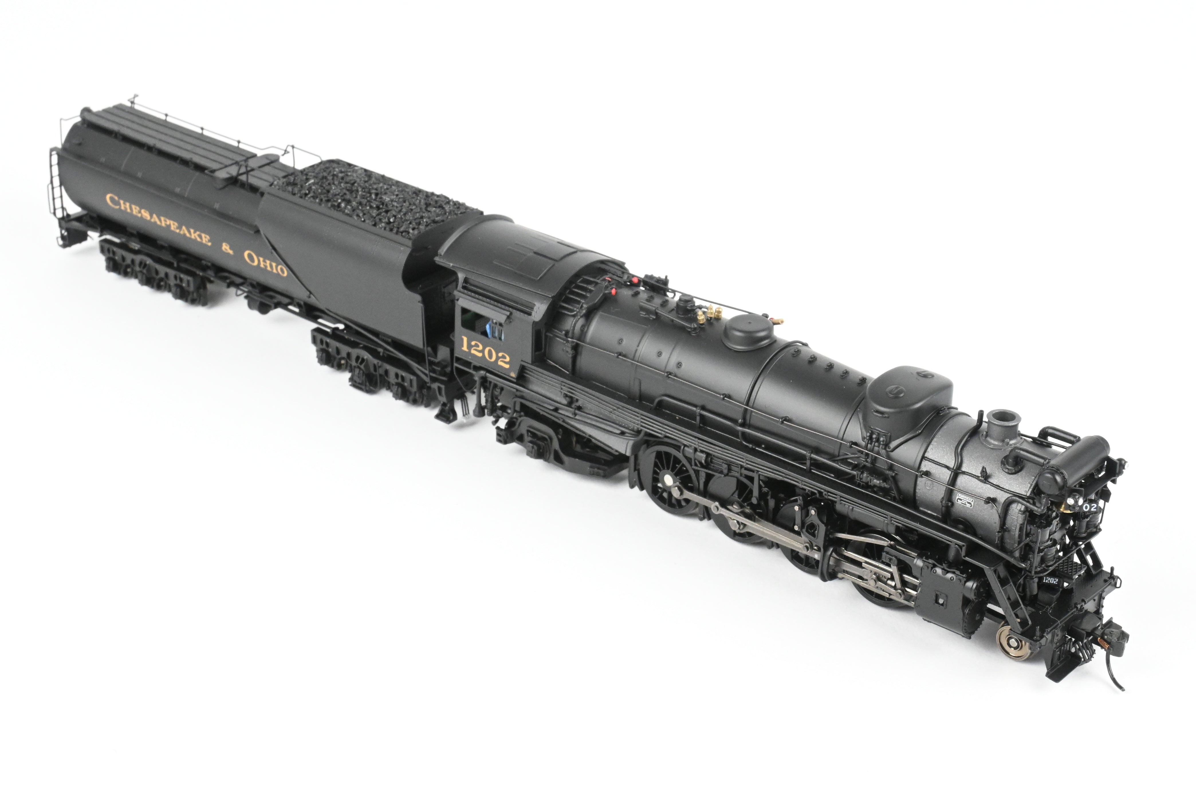 HO NEW Brass Hybrid C&O K-2 2-8-2 Mikado #1202 w/ Smoke & Paragon 4 Sound