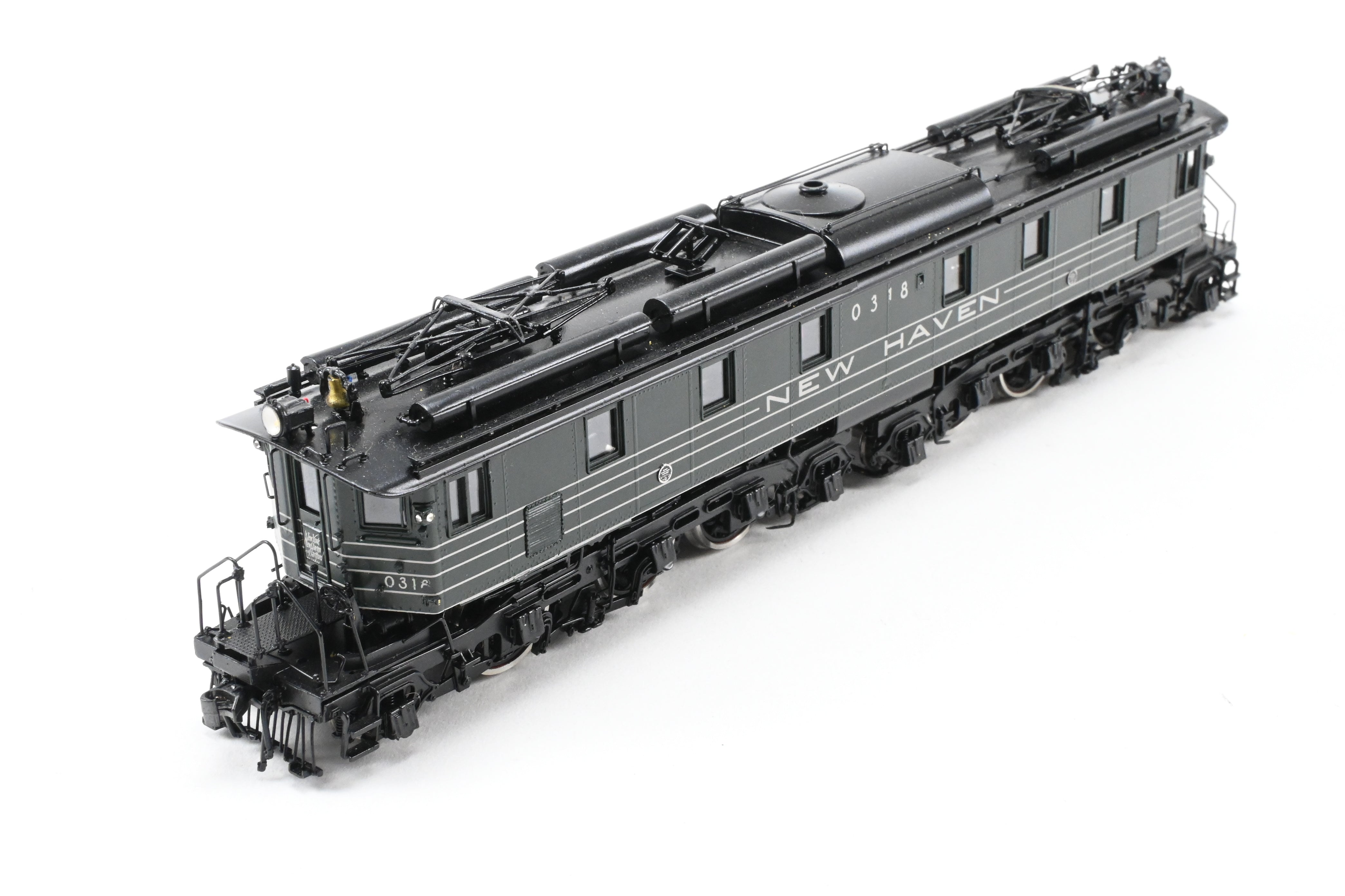 HO Brass CON Railworks NH New Haven EP - 2 Box Cab Electric FP 0318 w/ Tsunami2 DCC & Sound, Minor Damage
