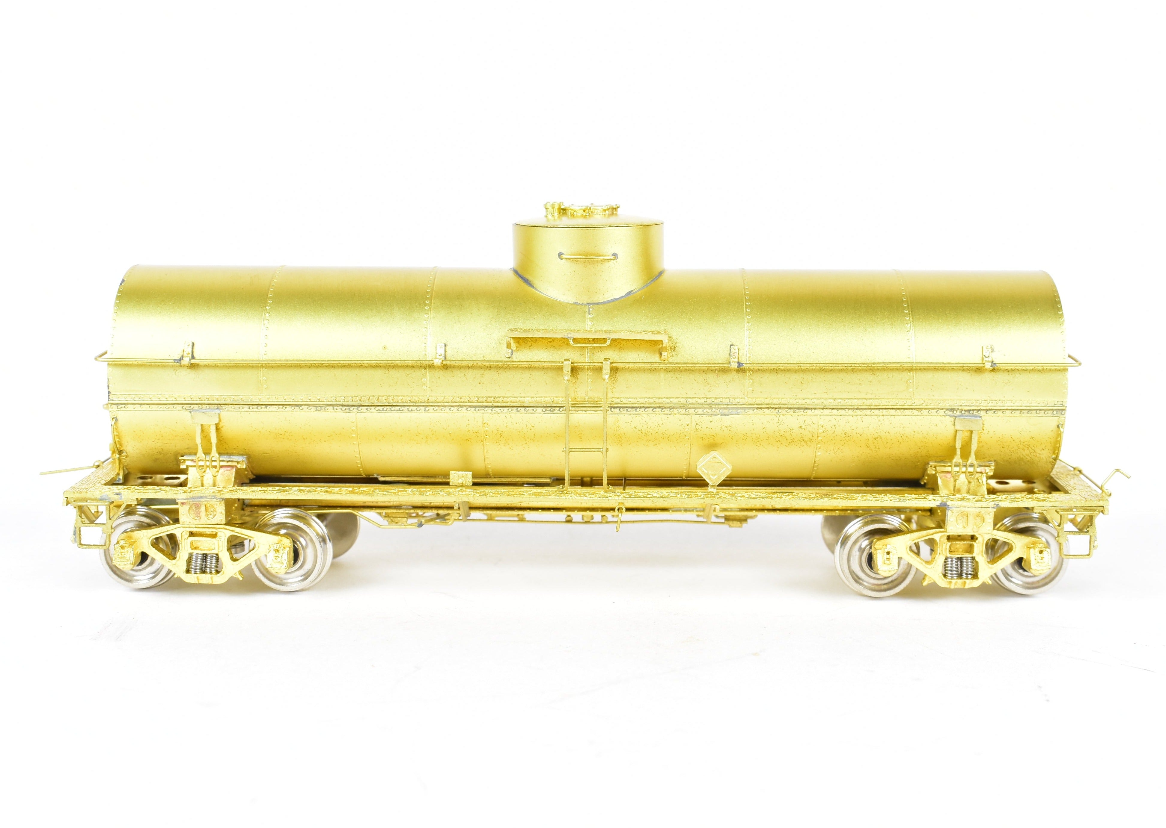 HO Scale Brass Single Dome Tank Car Model by Overland Models, Inc. (OMI) for Various Roads - GATX 10,000 Gallon Capacity