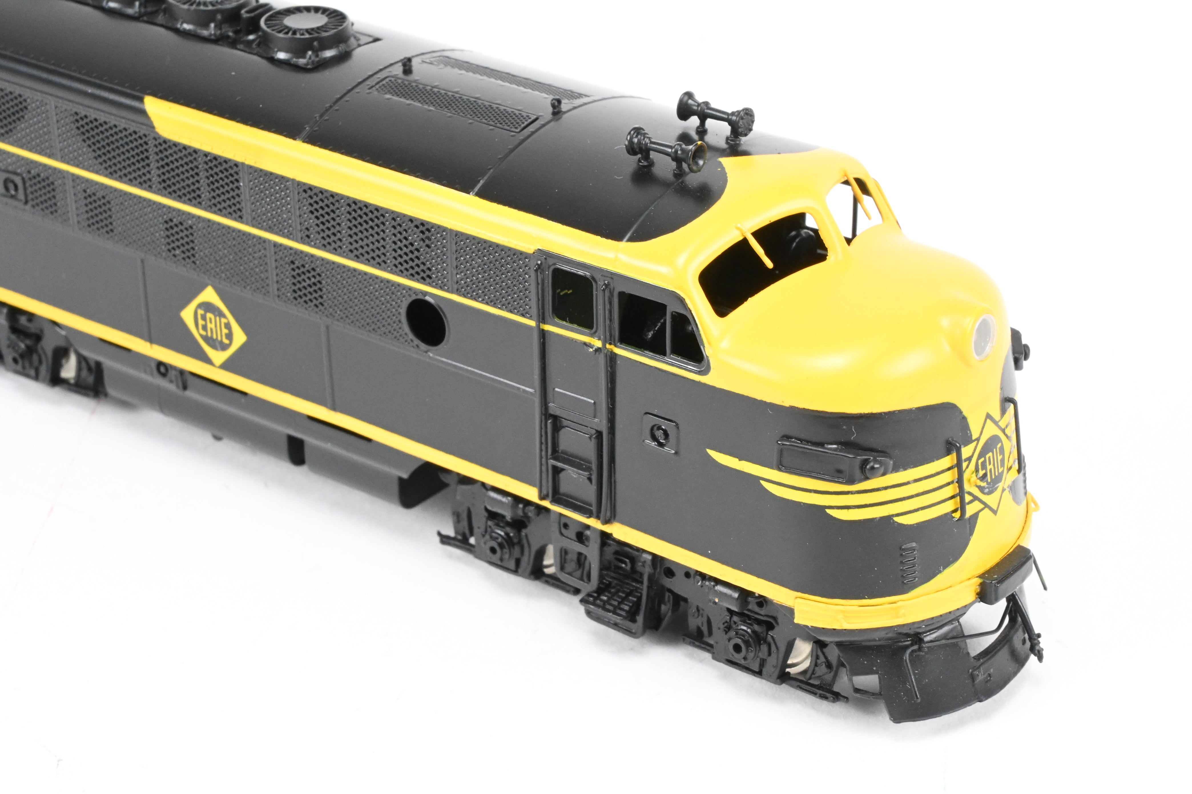 HO Scale Brass Erie Railroad EMD F3A/F3B/F3A 1500 HP Phase II/III FP Set by Oriental Limited