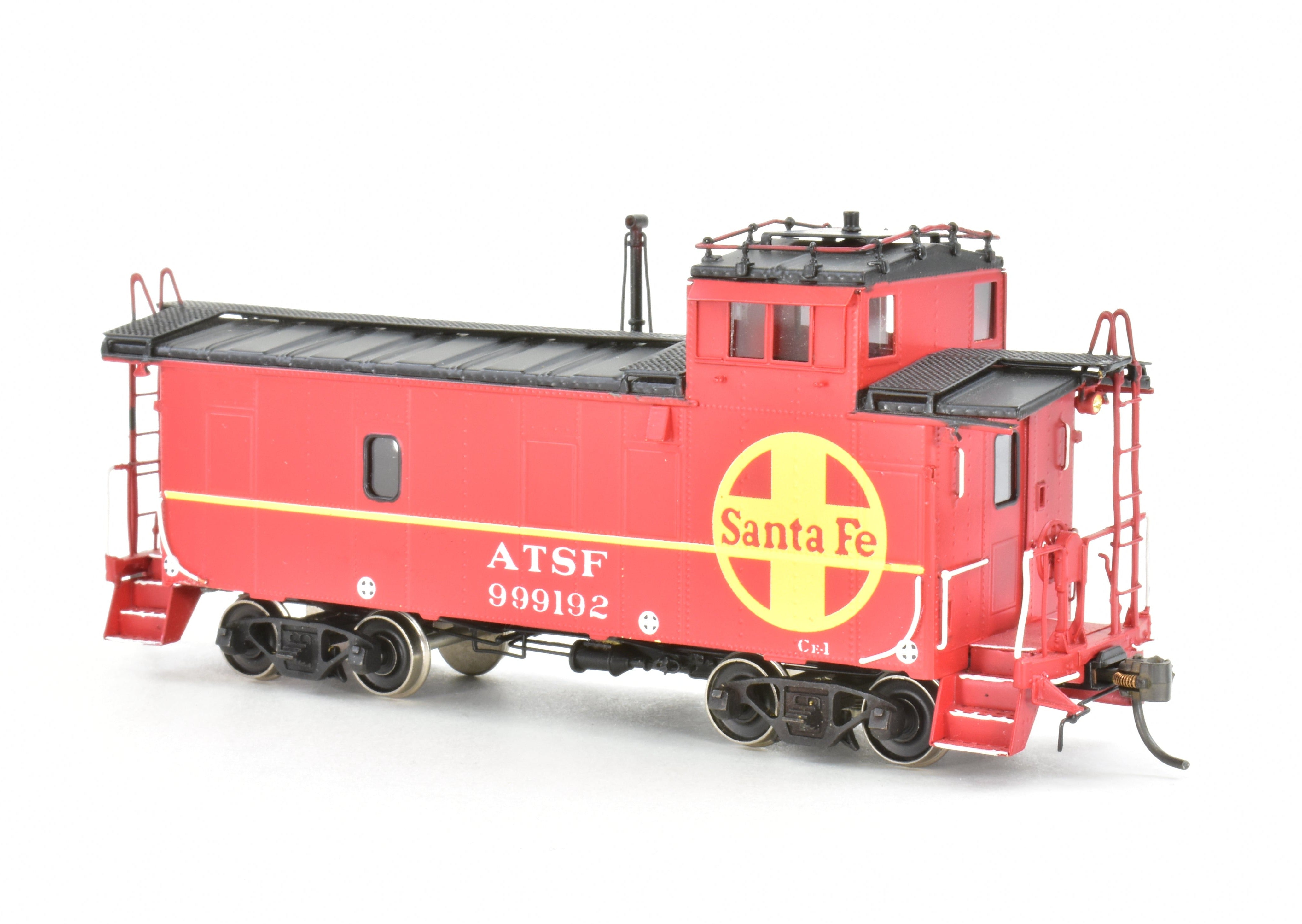 HO Scale Brass CIL Santa Fe Caboose - Challenger Imports AT & SF Class CE - 1 FP Model No. 999192, a Collectible Railroad Item