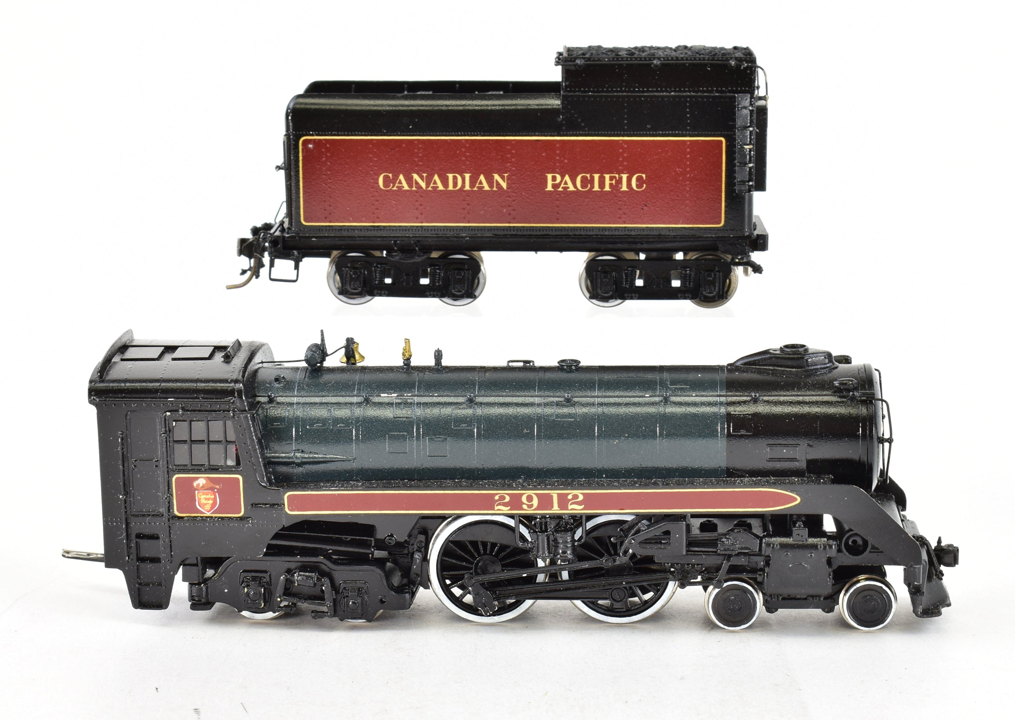 HO Scale Brass PFM - Van Hobbies CPR - Canadian Pacific Railway 4-4-4 Class F-1a Jubilee Model Locomotive with Custom Painted Finish