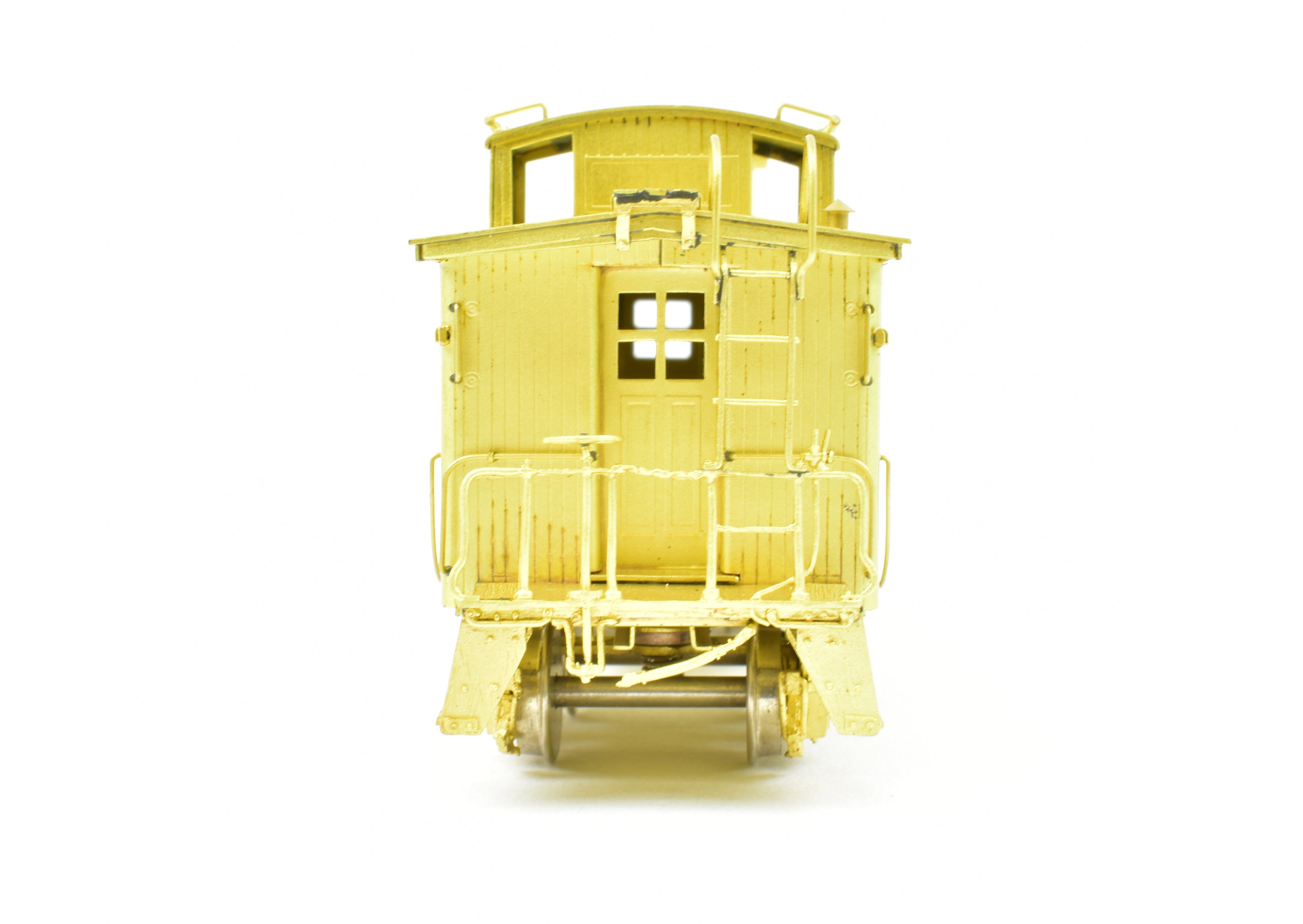 HO Brass OMI C&NW Wood Caboose End Windows Only, Minor Box Wear