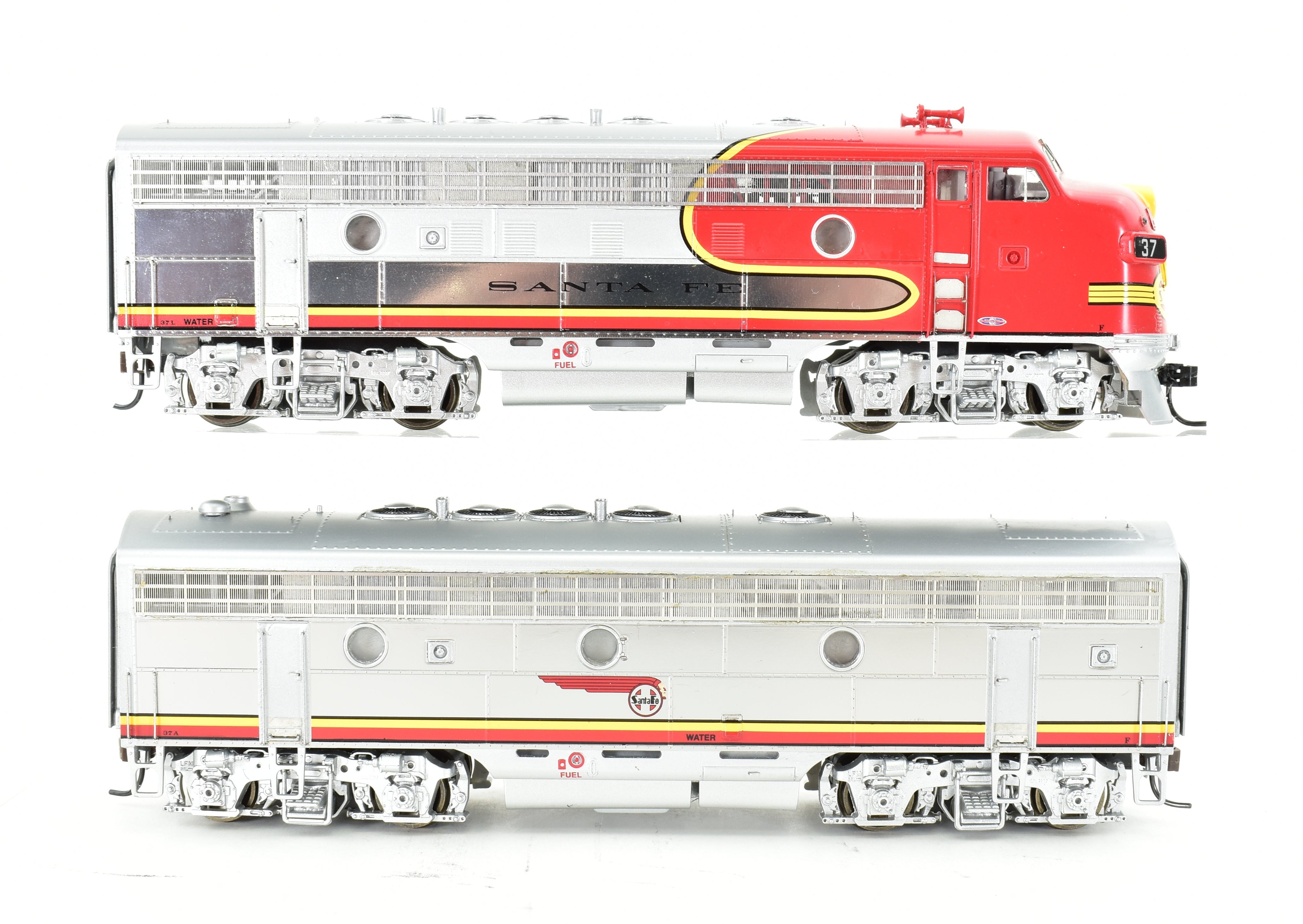 Athearn Genesis ATSF Santa Fe EMD F7A/F7B Phase I Set #37L & 37A First Run