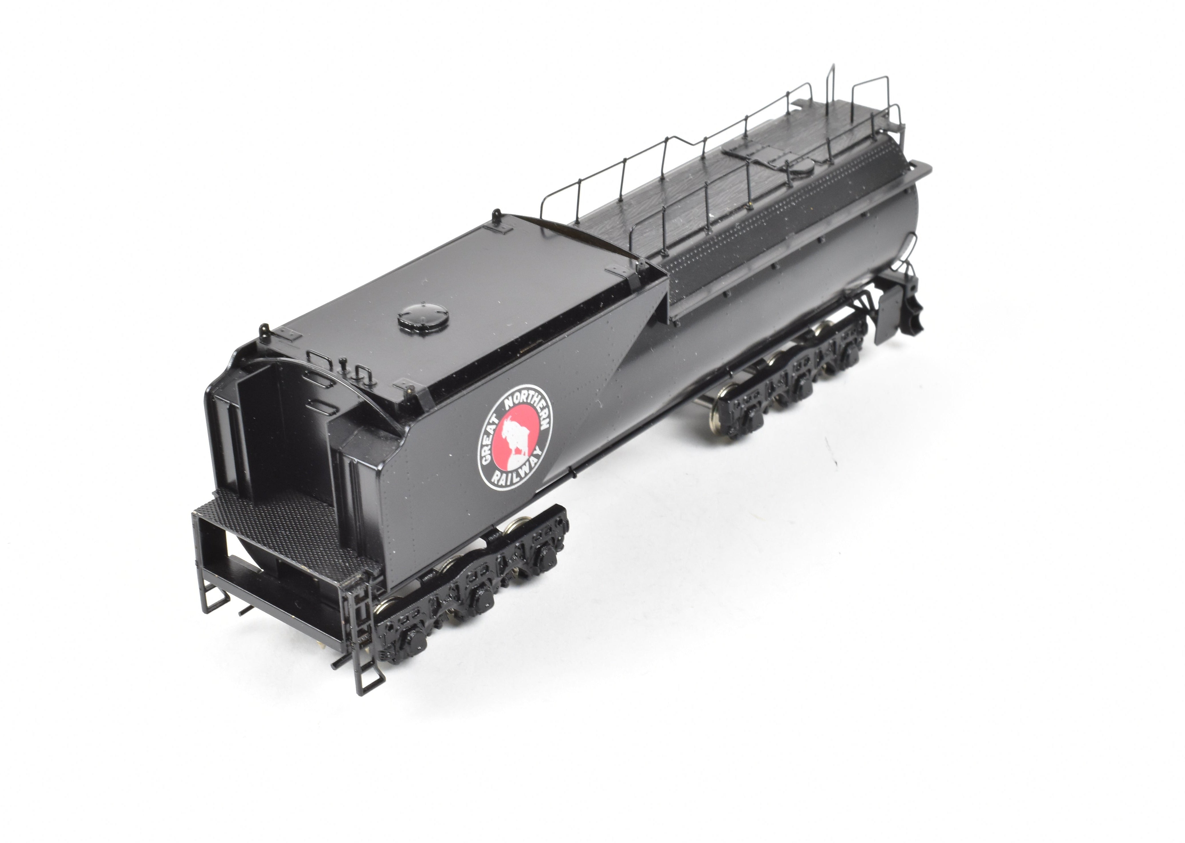 High - Quality HO Scale Brass Freight Train Tender Model - PFM by Tenshodo, Great Northern 4 - 8 - 4 Class S - 1 Tender Only, Extremely Scarce 1987 Run with Factory Painting and New ReBoxx Packaging