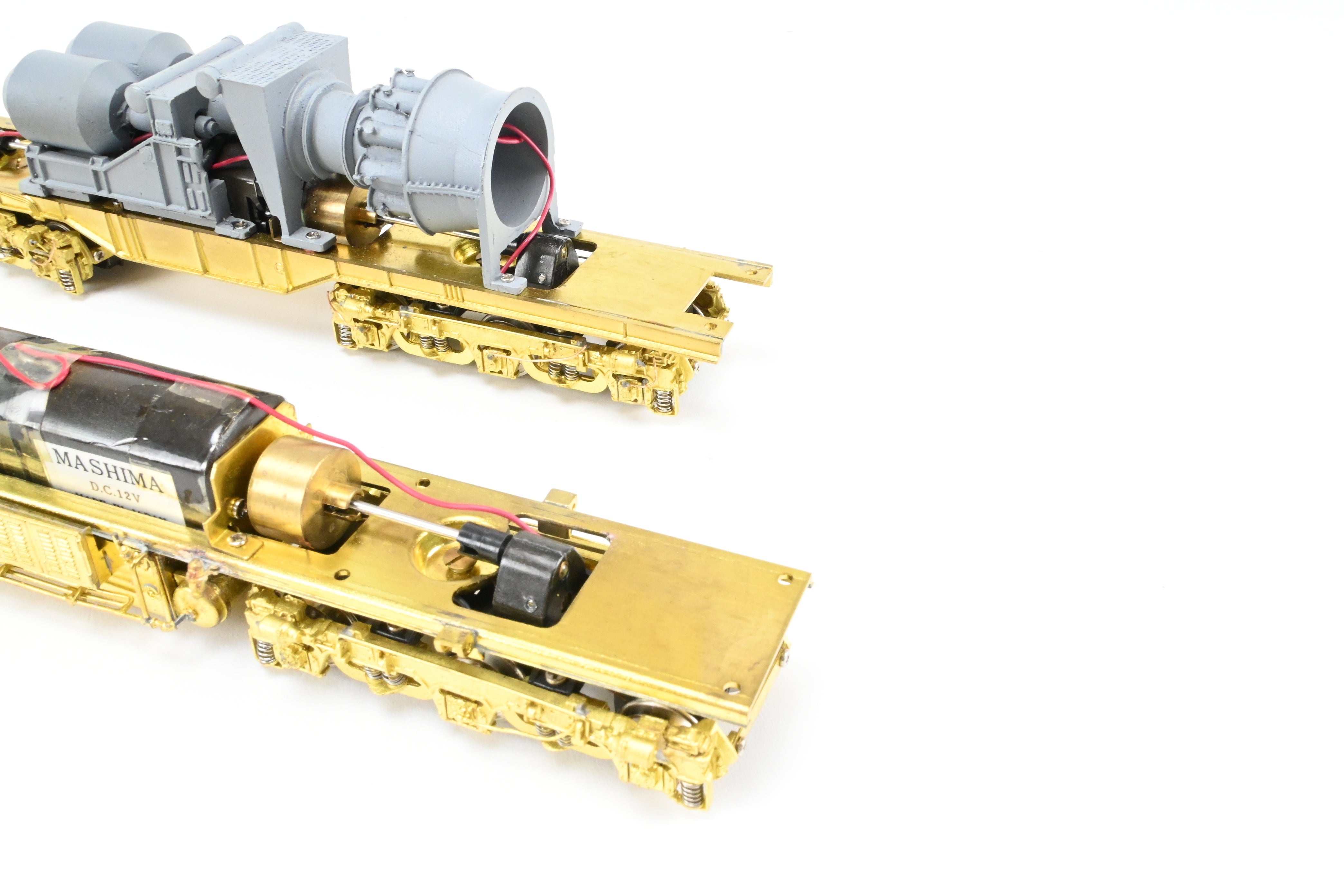High - Quality HO Scale Brass Replacement Kit for Union Pacific GE 8500 HP Gas Turbine Big Blow Tower Drive by Overland Models, Inc (OMI)