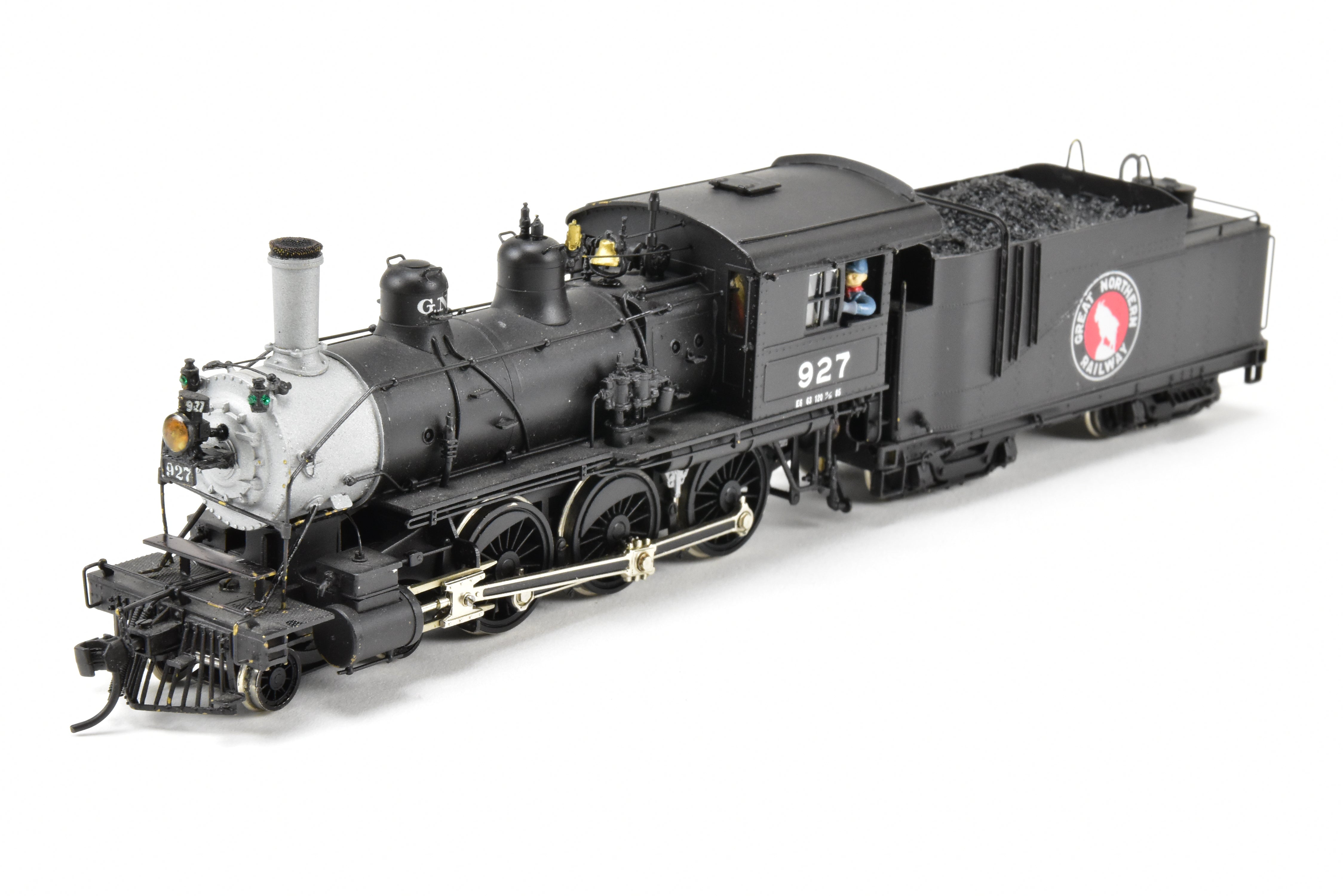 High - Quality HO Scale Brass Pacific Fast Mail (PFM) United Great Northern E - 6 4 - 6 - 0 Ten Wheeler Professionally Painted Model Locomotive #927