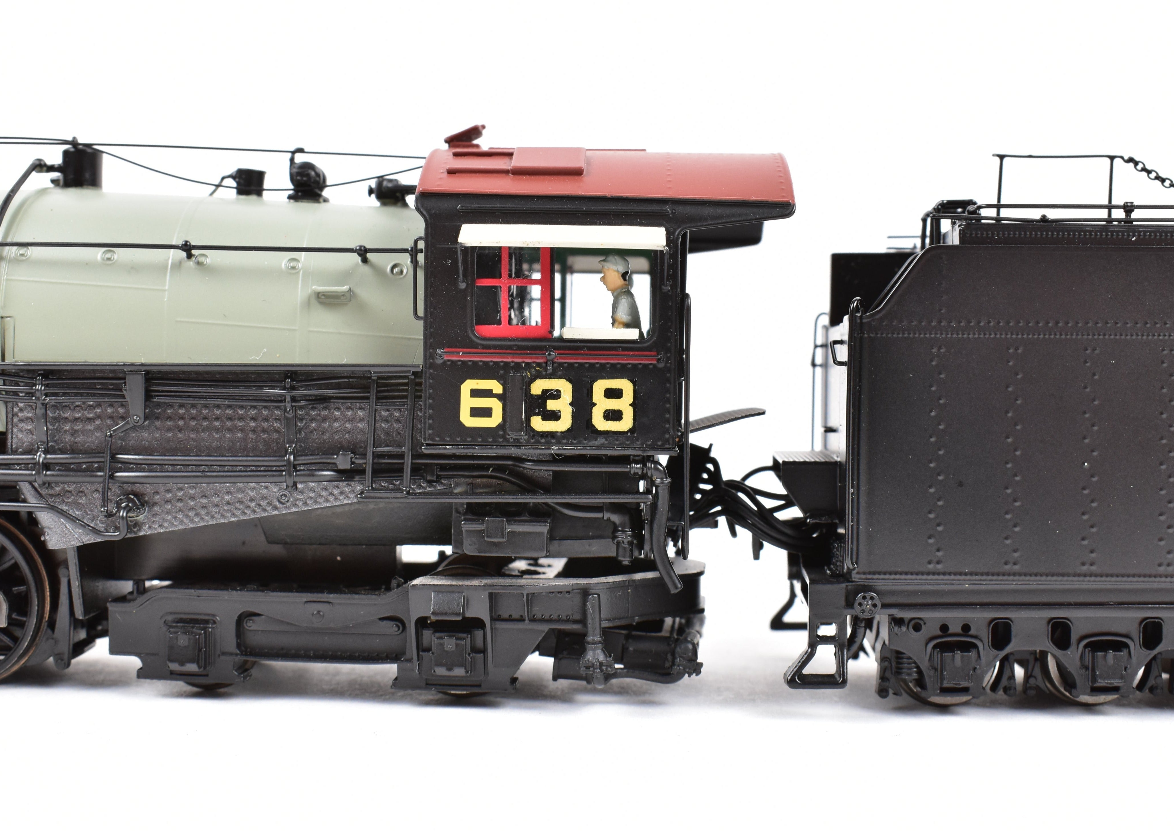 HO Scale Brass Hybrid BLI T&P 2-10-4 FP DCC & Sound Renumbered #638