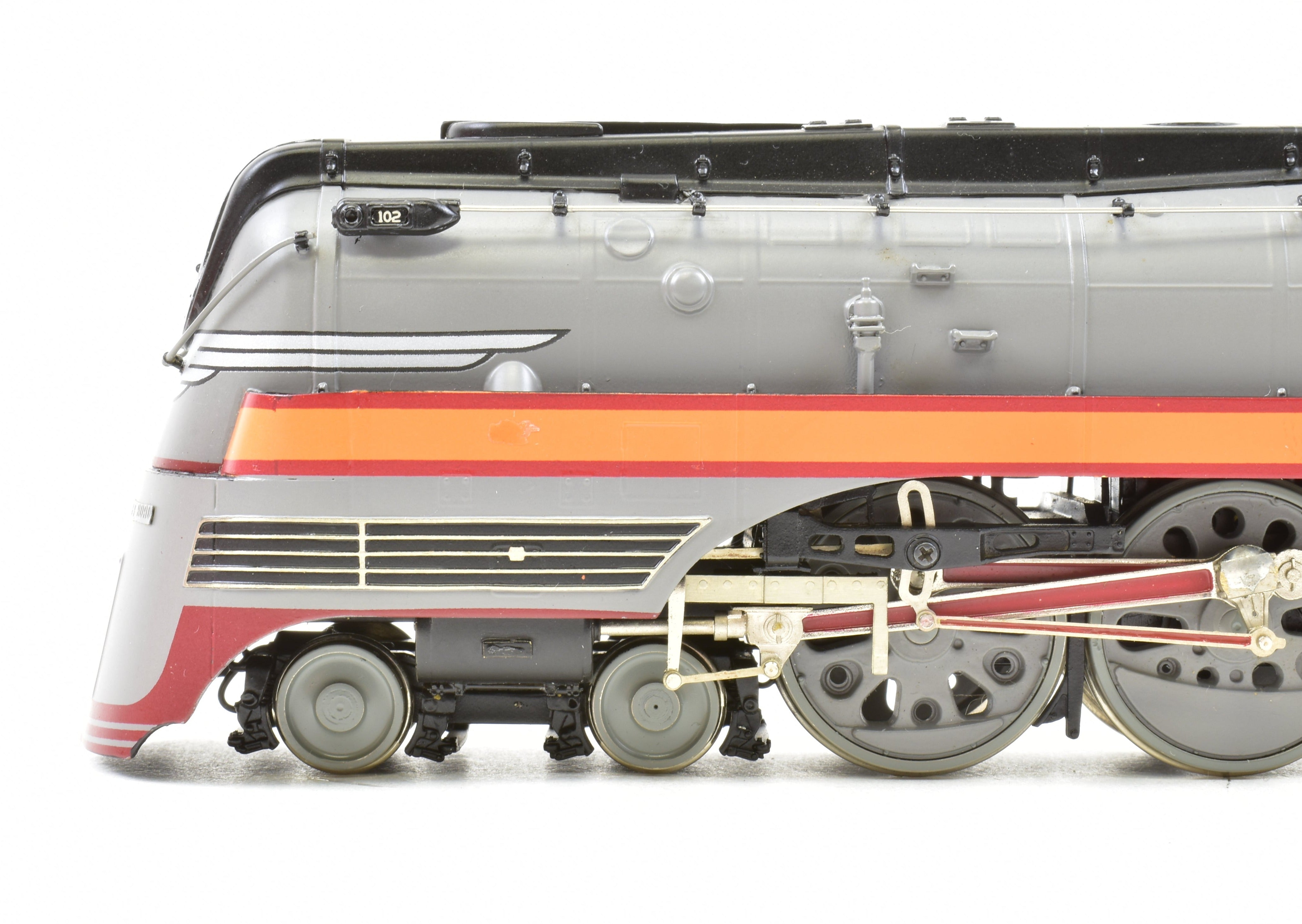 HO Scale Brass Precision Scale Co. Model Train - Milwaukee Road 4-6-4 F-7 Hudson Steam Locomotive As Built #102