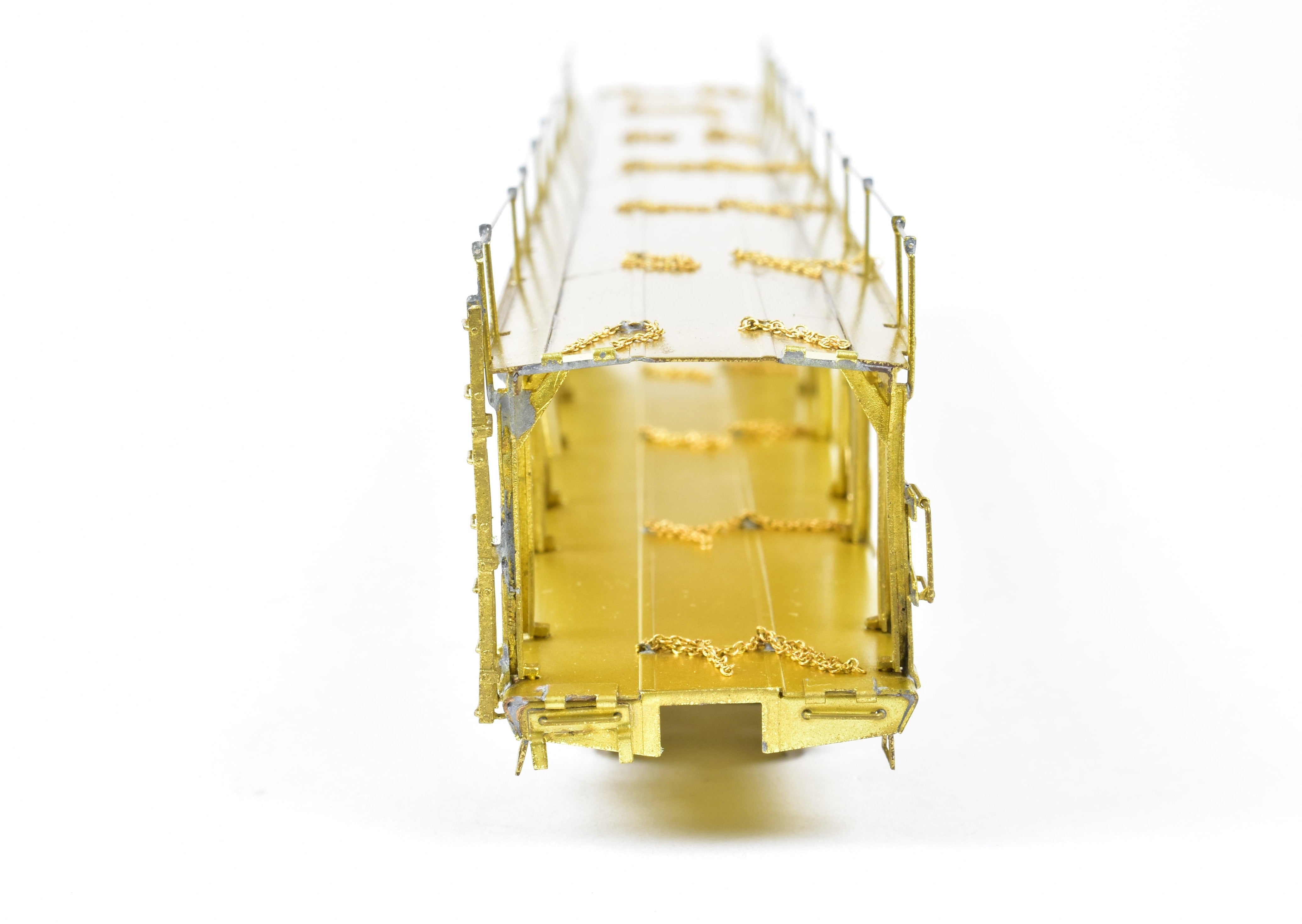 HO Brass Bi - Level Open Auto Rack by OMI Overland Models, Inc. for Various Roads