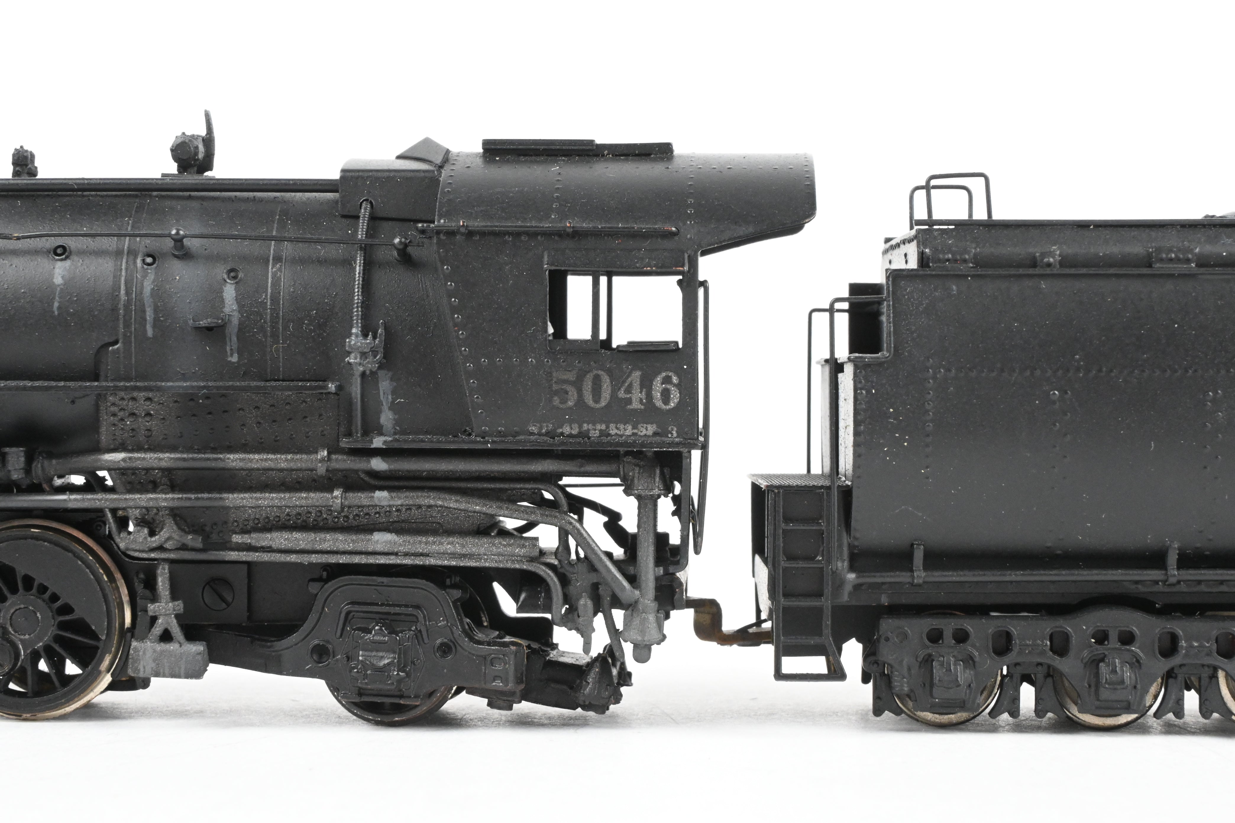 HO Scale Brass Westside SP-1 4-10-2 CP Model #5046 with Heavy Weathering