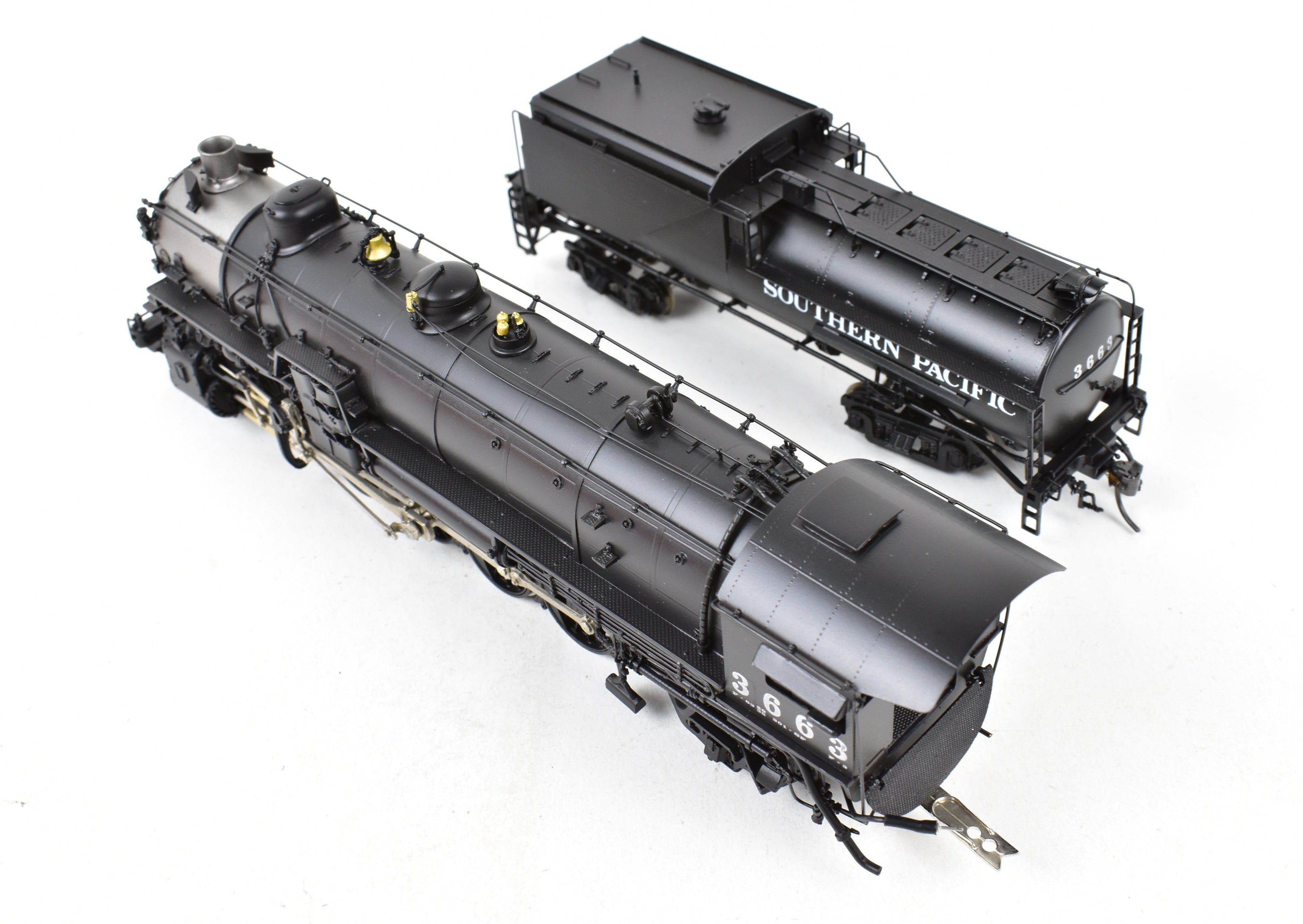HO Scale Brass Precision Scale Co. Southern Pacific F-3 2-10-2 Factory Painted Locomotive Model No. 3663