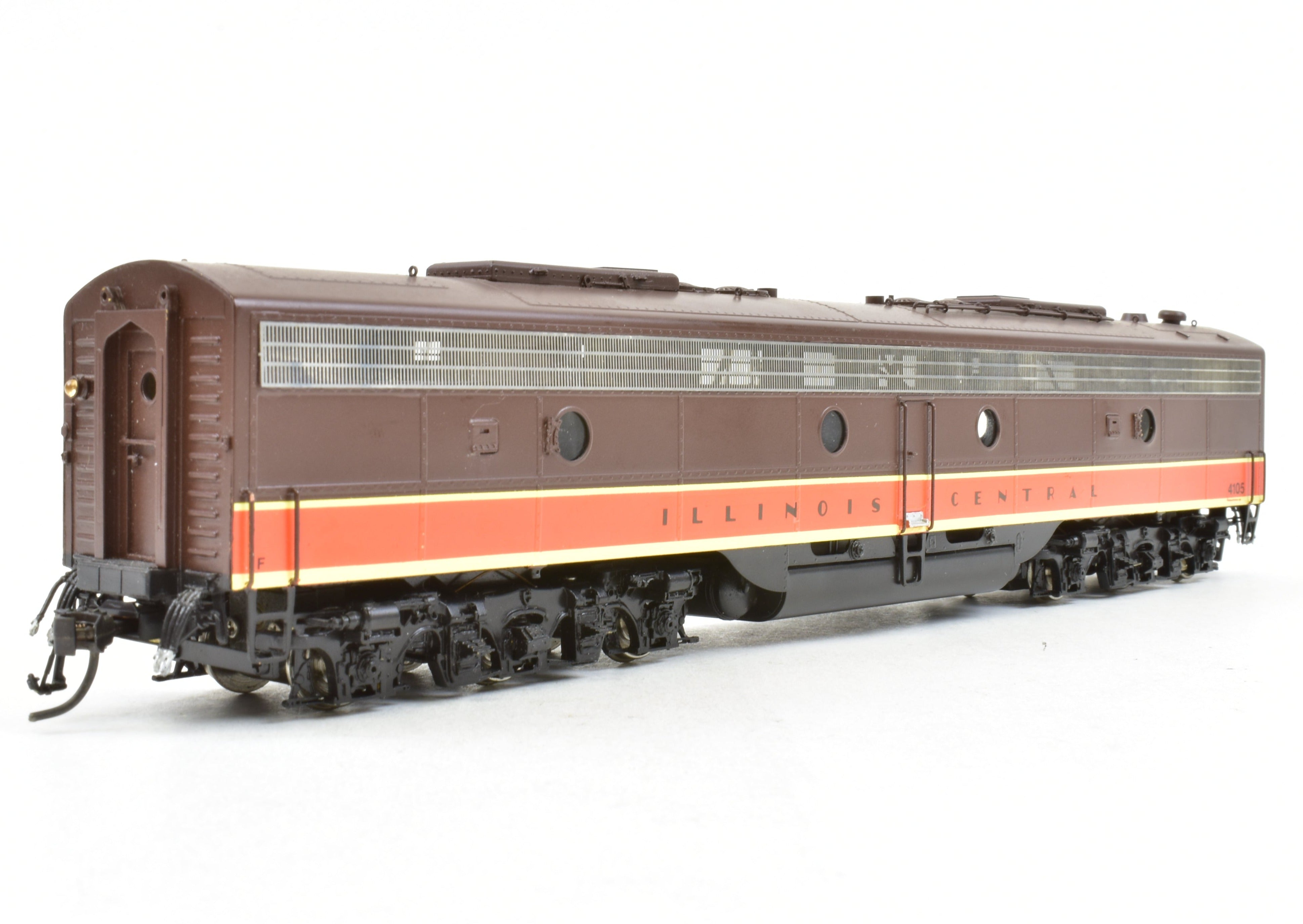 Overland Models IC Illinois Central EMD E9 - A & E8 - B Set, Pro - Painted, ReBoxx