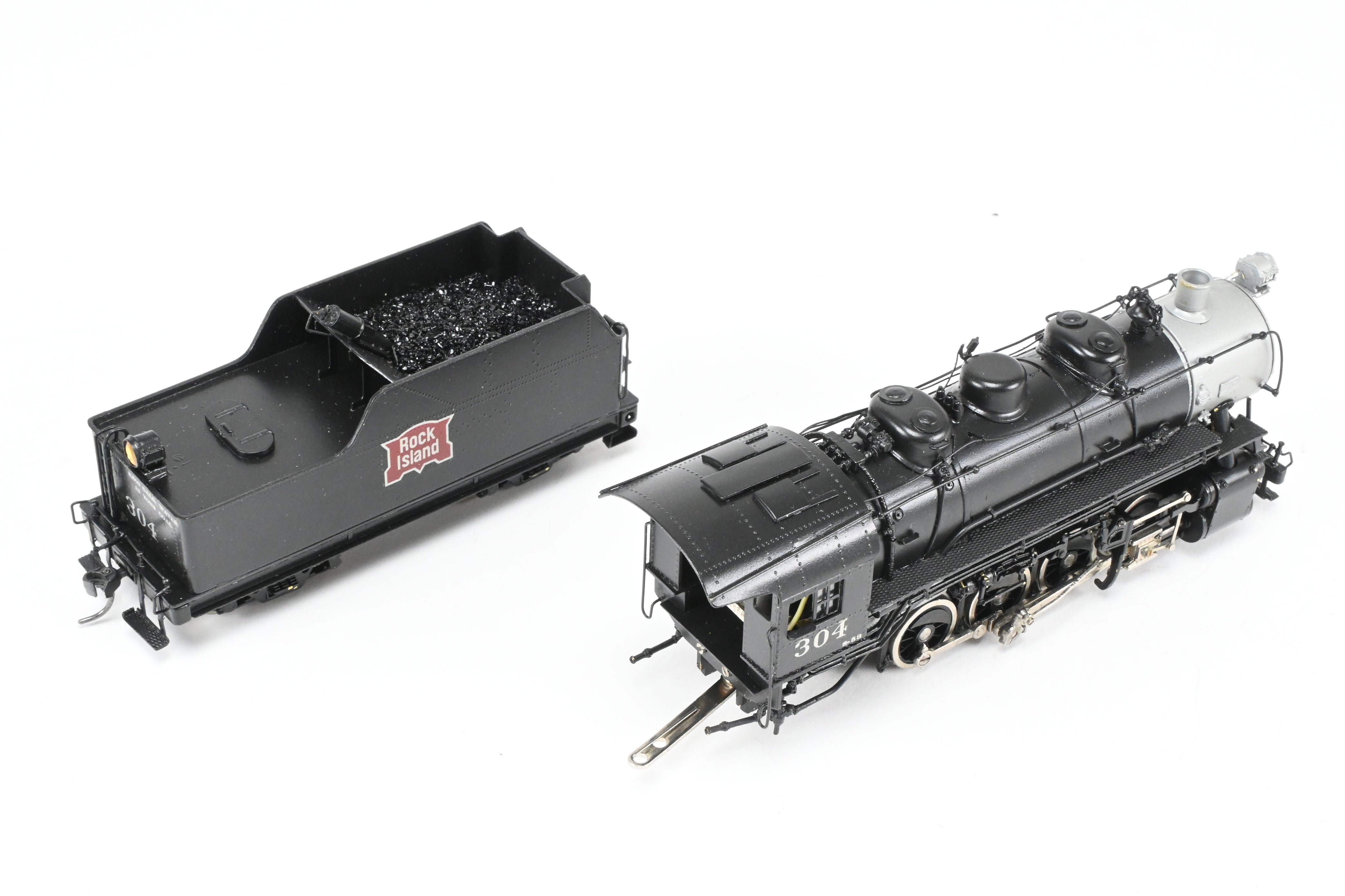 HO Scale Brass Alco Models Custom - Painted CRI&P - Rock Island USRA 0 - 8 - 0 Switcher Model Train