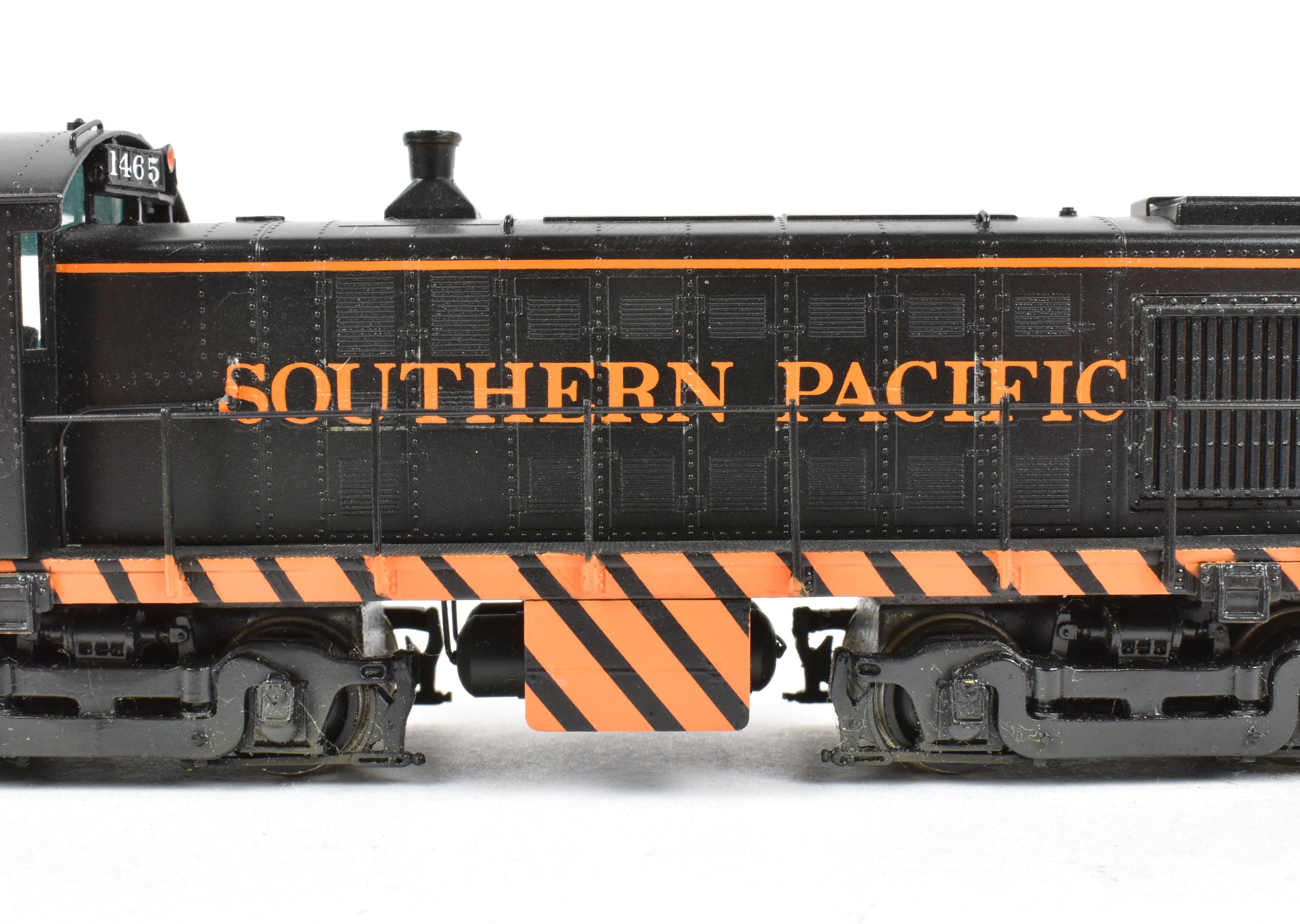 Custom Painted Tiger Stripe HO Brass ALCO S - 4 Switcher Model for Southern Pacific