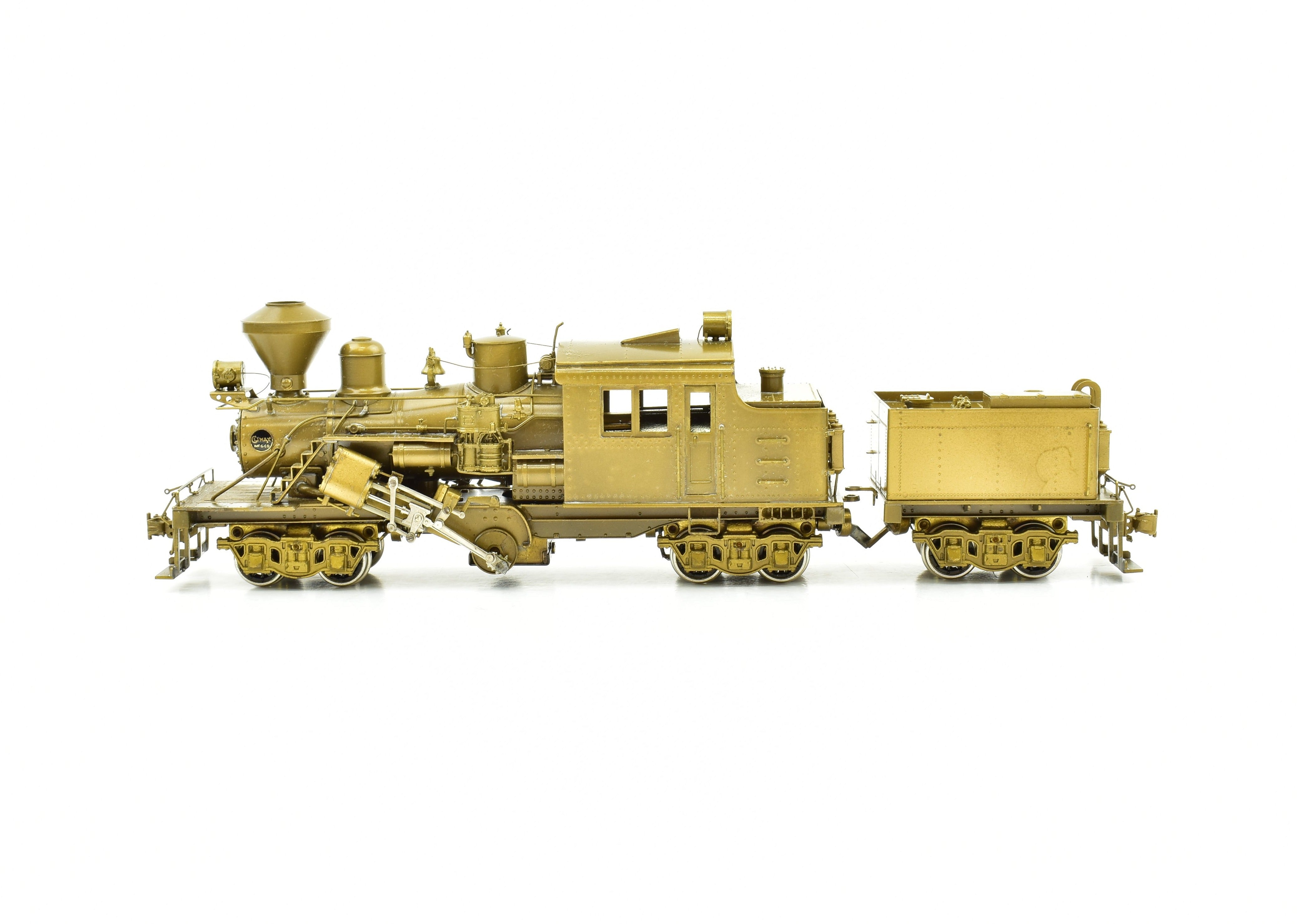 1980 HO Brass PFM - United Hillcrest Lumber Co. 3-Truck Logging Climax Geared Locomotive