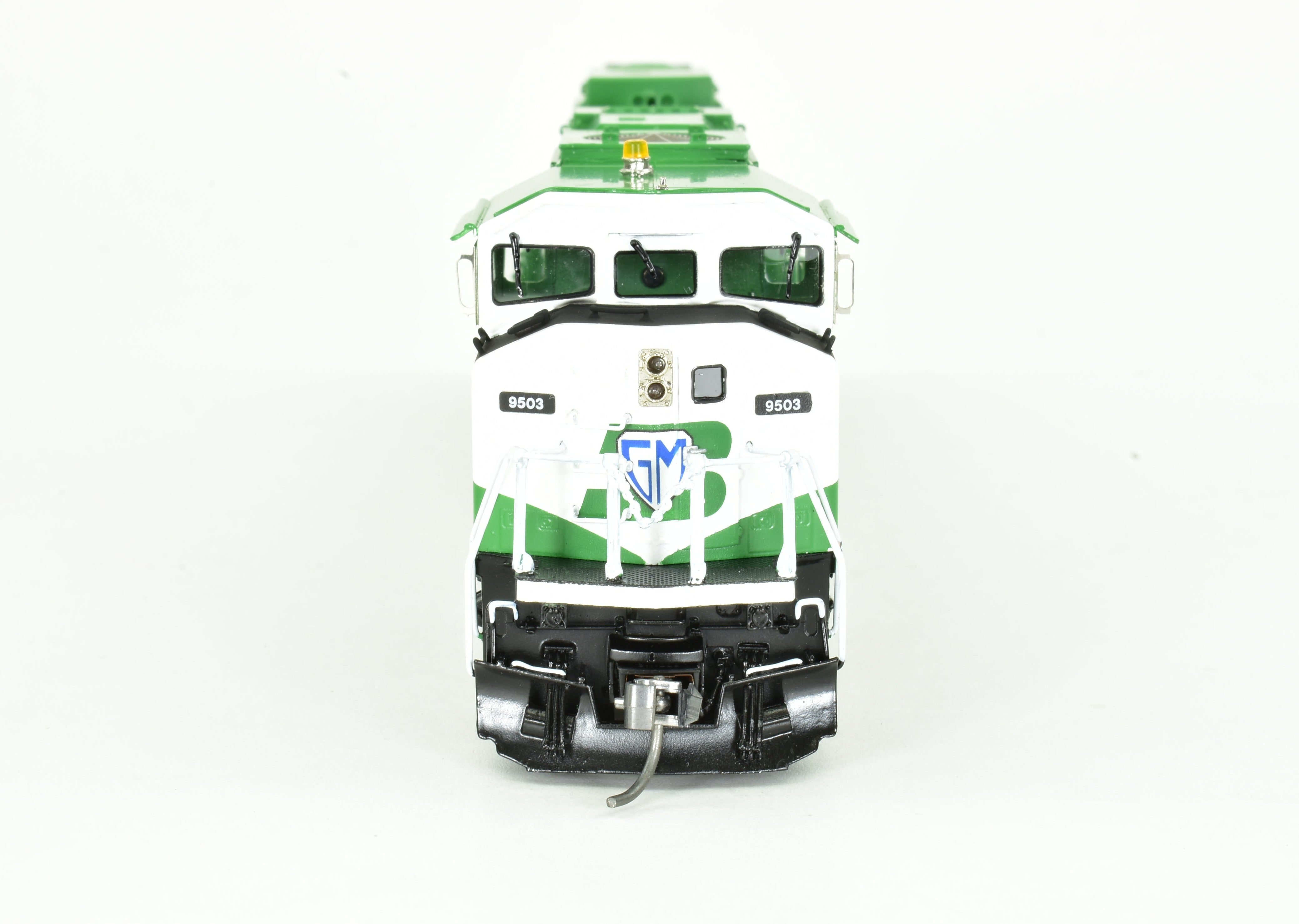 HO Scale Brass Locomotive Model - Overland Models, Inc. Burlington Northern SD60MAC FP No. 9503 with HTCR Trucks