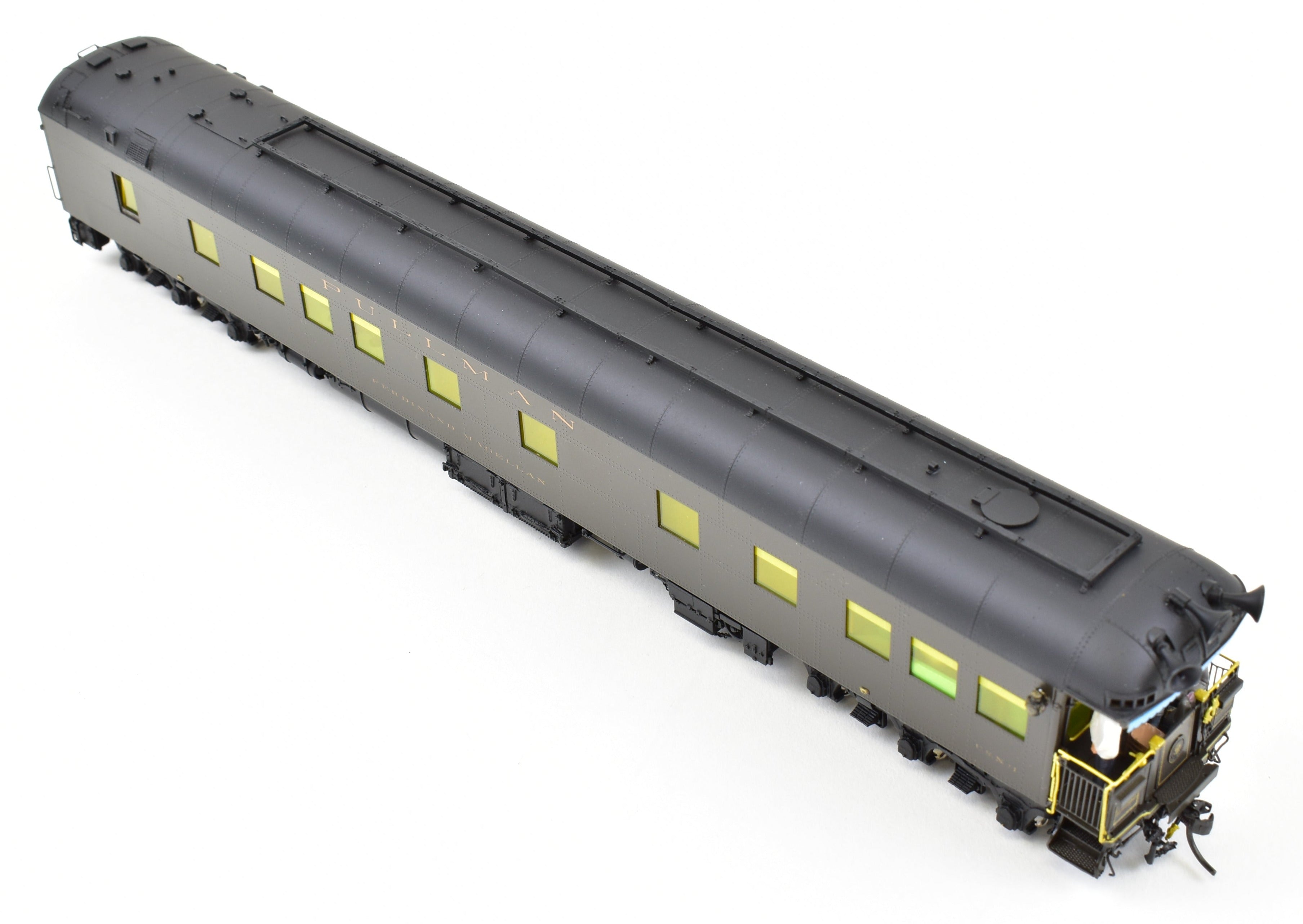 HO Scale Brass Model Pullman USN - 1 Ferdinand Magellan Presidential Car from Overland Models, Inc. Featuring Added Details for Reagan - Era Representation