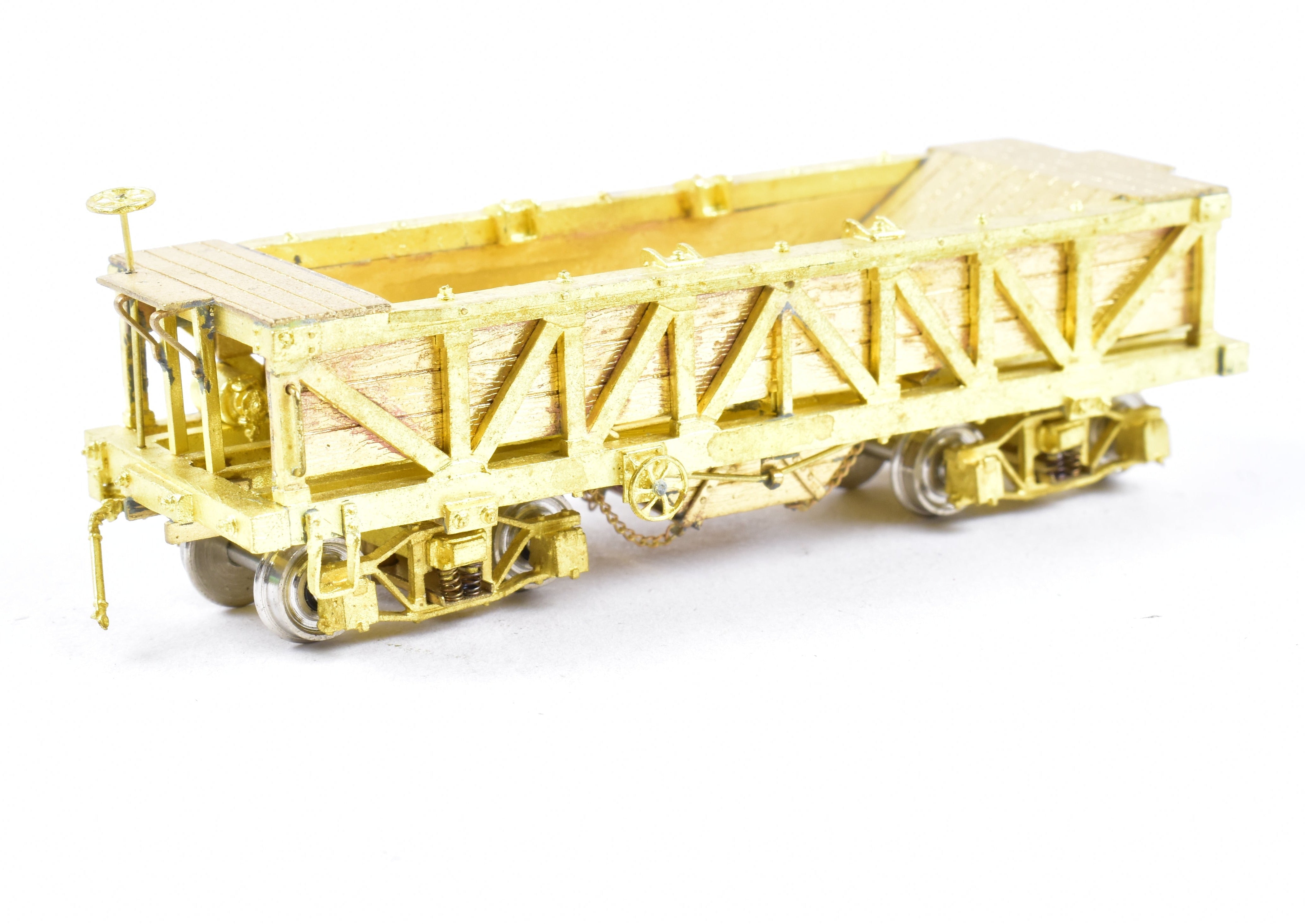 HOn3 Scale Brass OMI - Overland Models, Inc. Rock Car with Sprung Trucks for Various Railroads