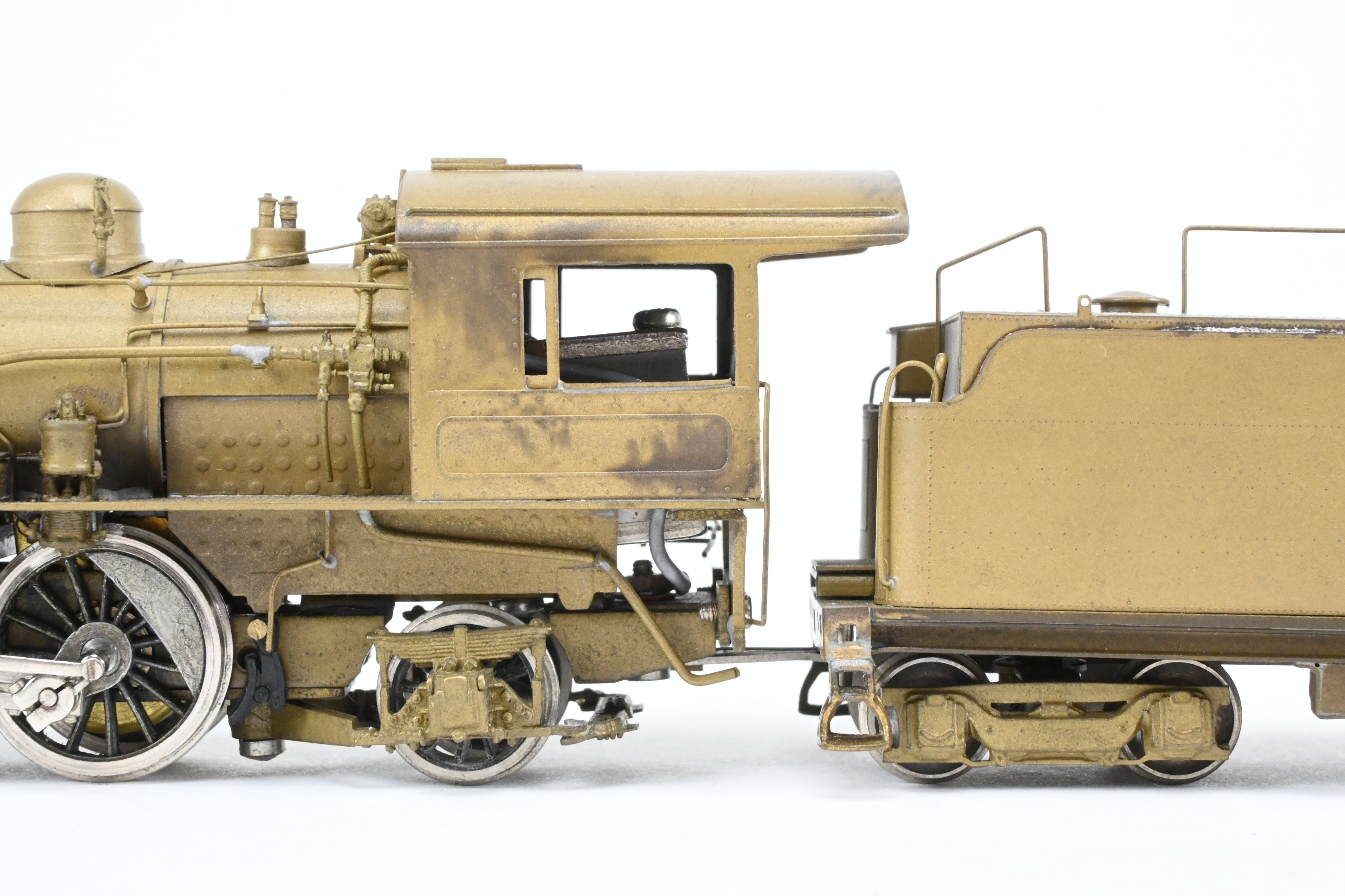 HO Scale Brass Model Train - NWSL/FED - Far East Distributors SSW - Cotton Belt 4-4-2 Class E-1 Equipped with New NWSL Drive Unit