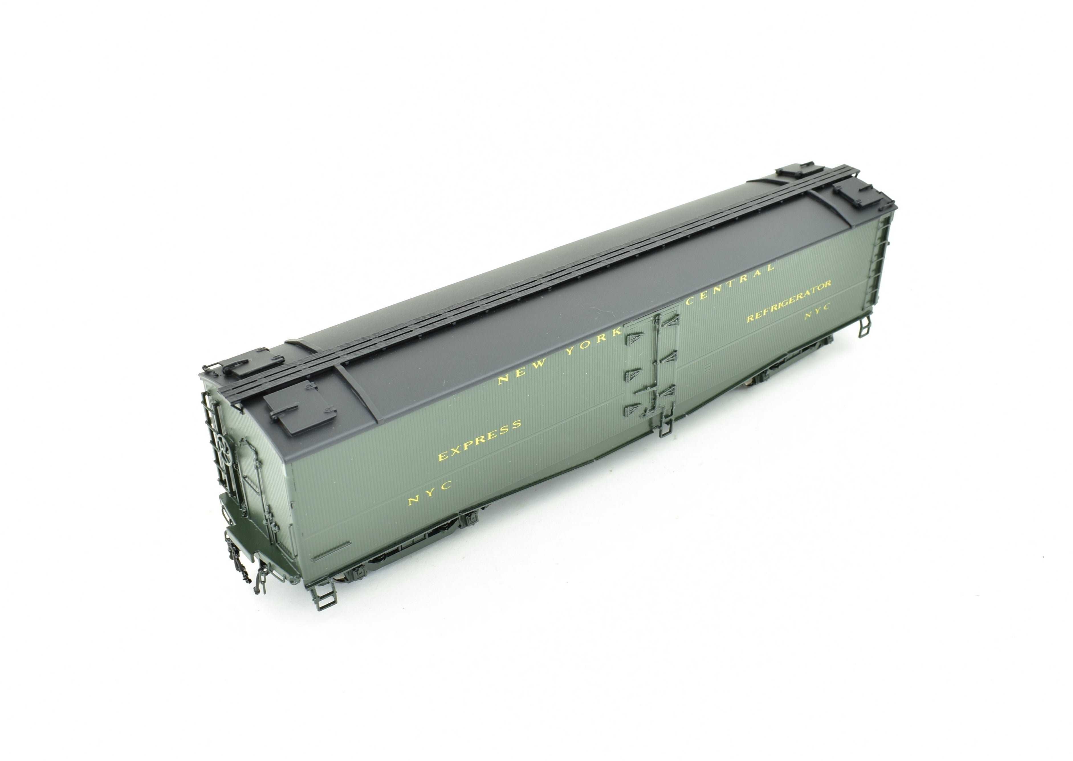 HO Scale Brass Railworks New York Central Wood Reefer Express Refrigerated Freight Car Model for Model Railroading