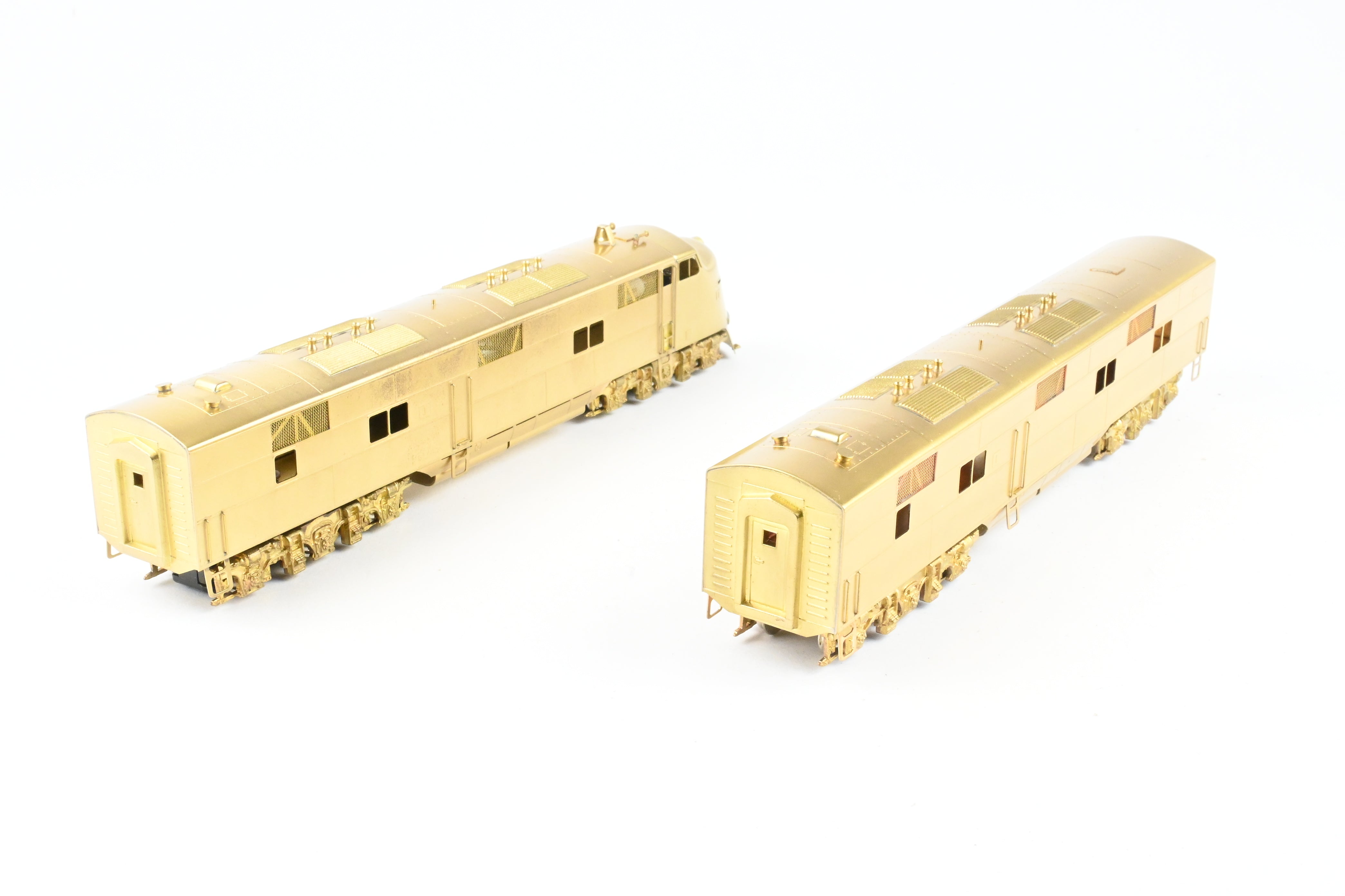 HO Scale Brass Hallmark Model Train Sets of Various Roads - EMD E3/6 A/B Set with Powered A Unit and Unpowered B Unit