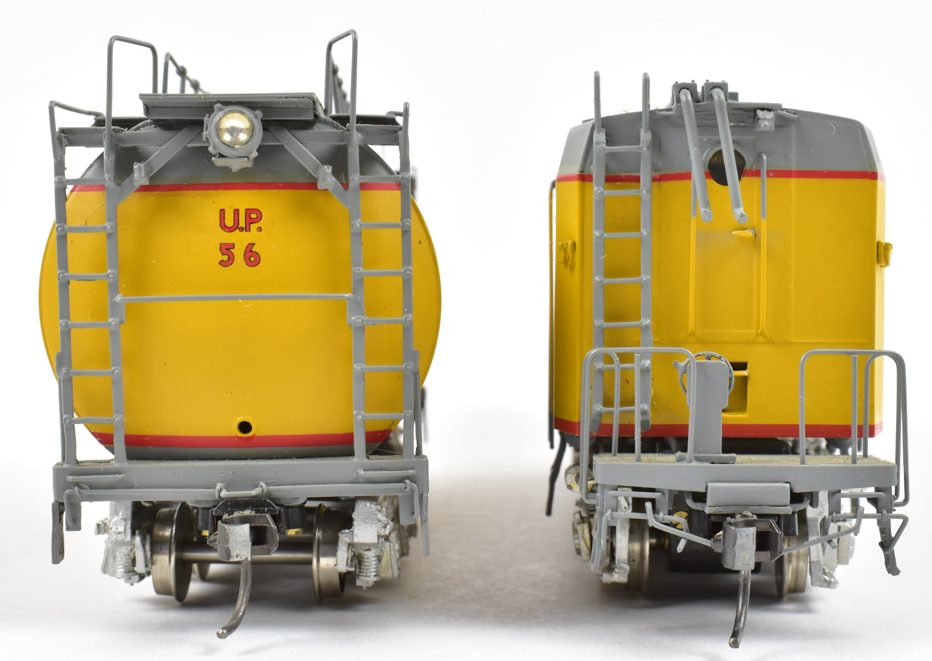 HO Brass UP Union Pacific Standard Turbine w/ Round Tender Custom Painted #56 by OMI