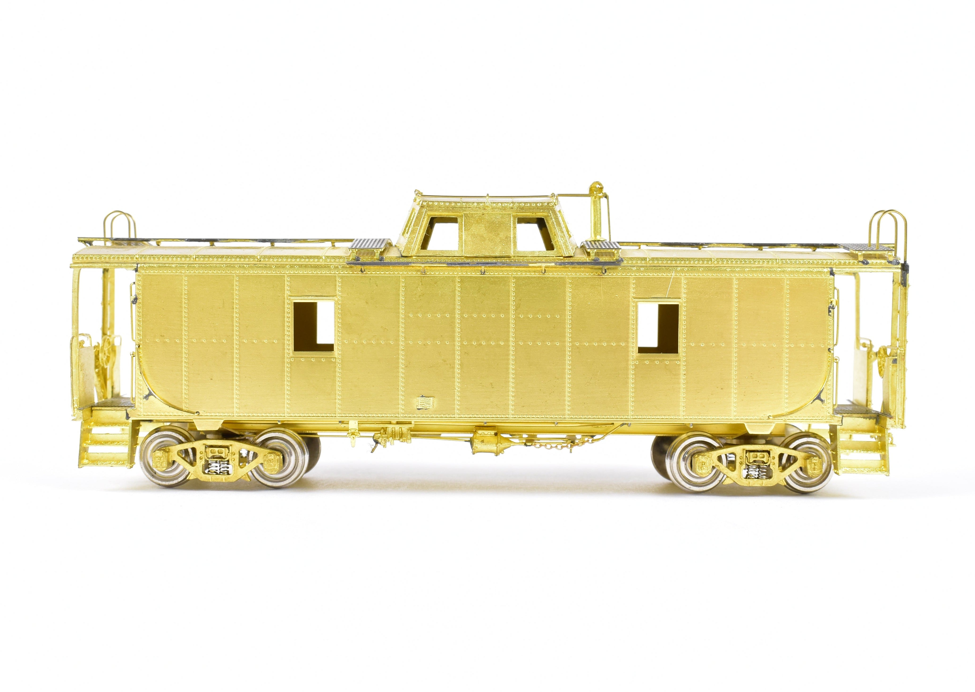 HO Scale Brass Canadian Pacific Steel Streamlined Centered Cupola Caboose Model by Overland Models, Inc. (OMI)